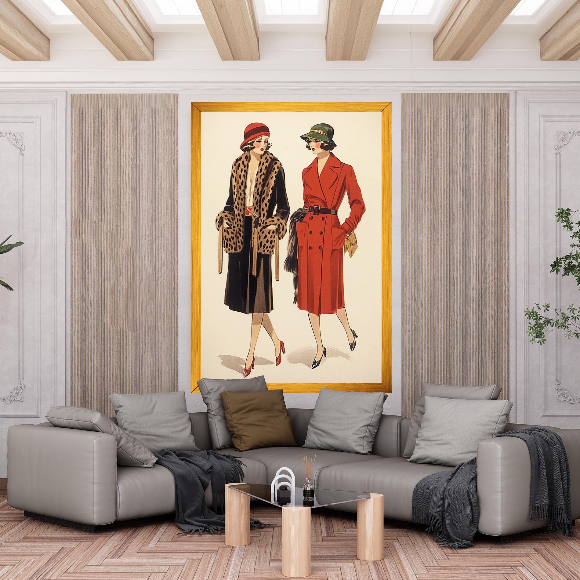 Vintage Side By Side mockup 6