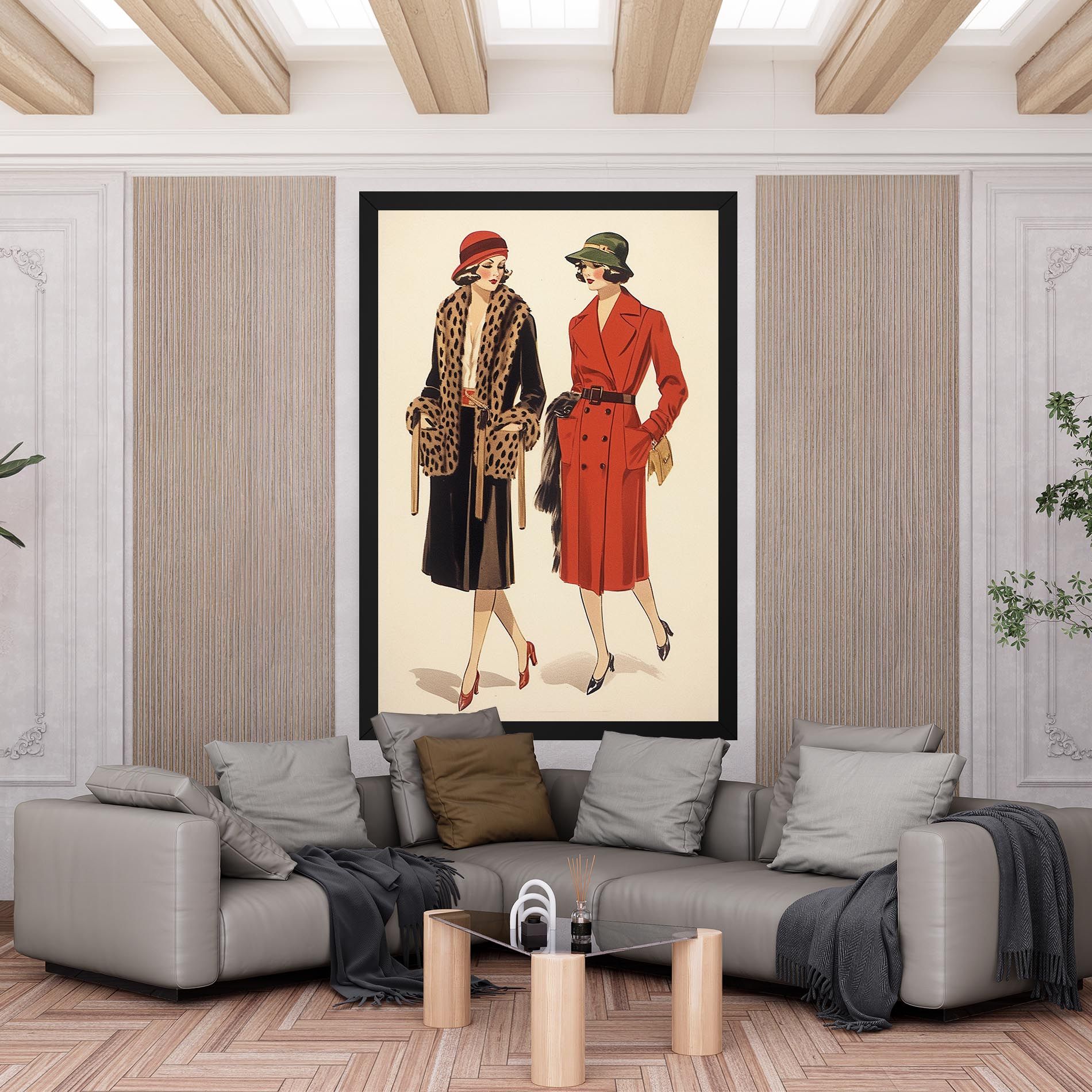 Vintage Side By Side mockup 6