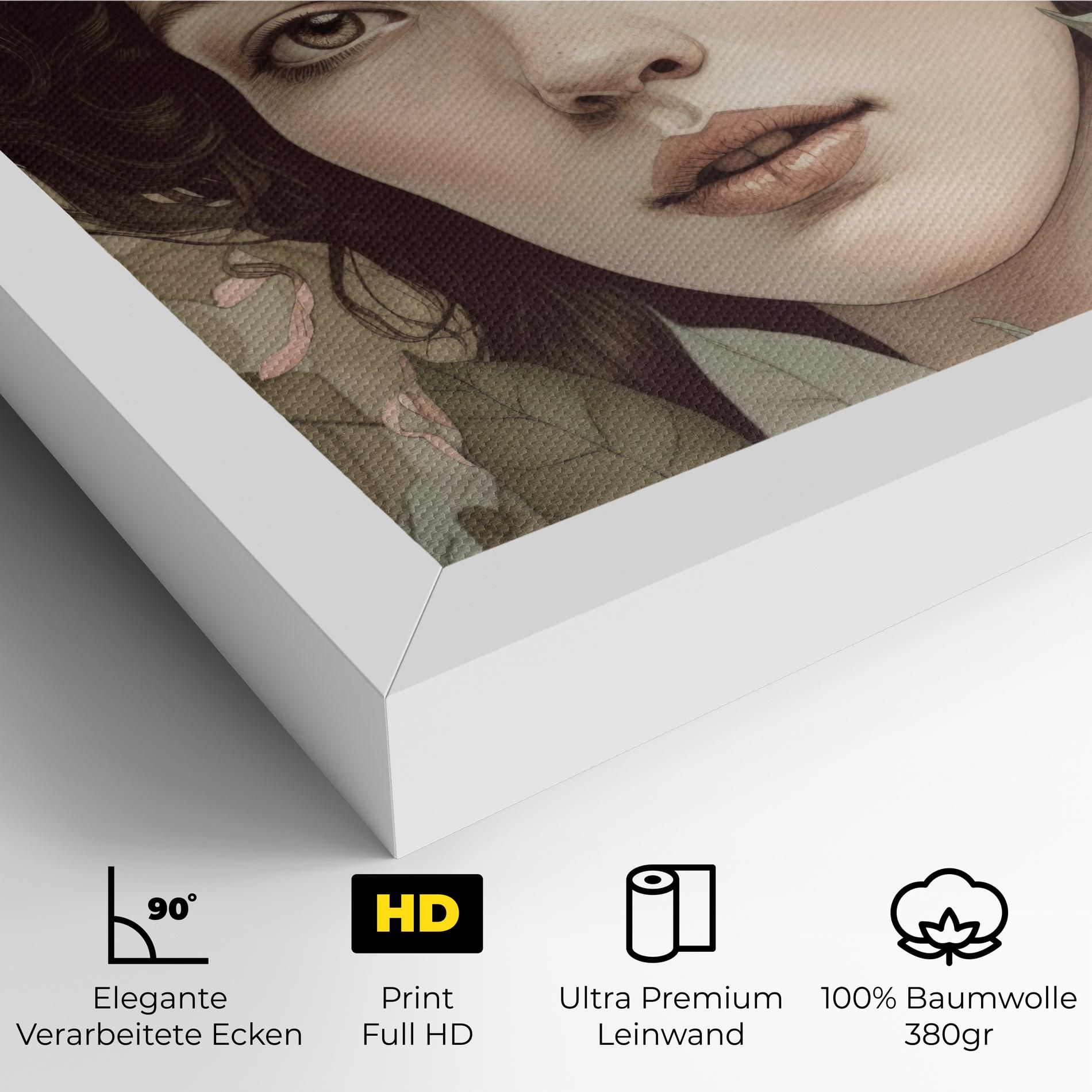 Beautiful Vintage Portrait mockup 4