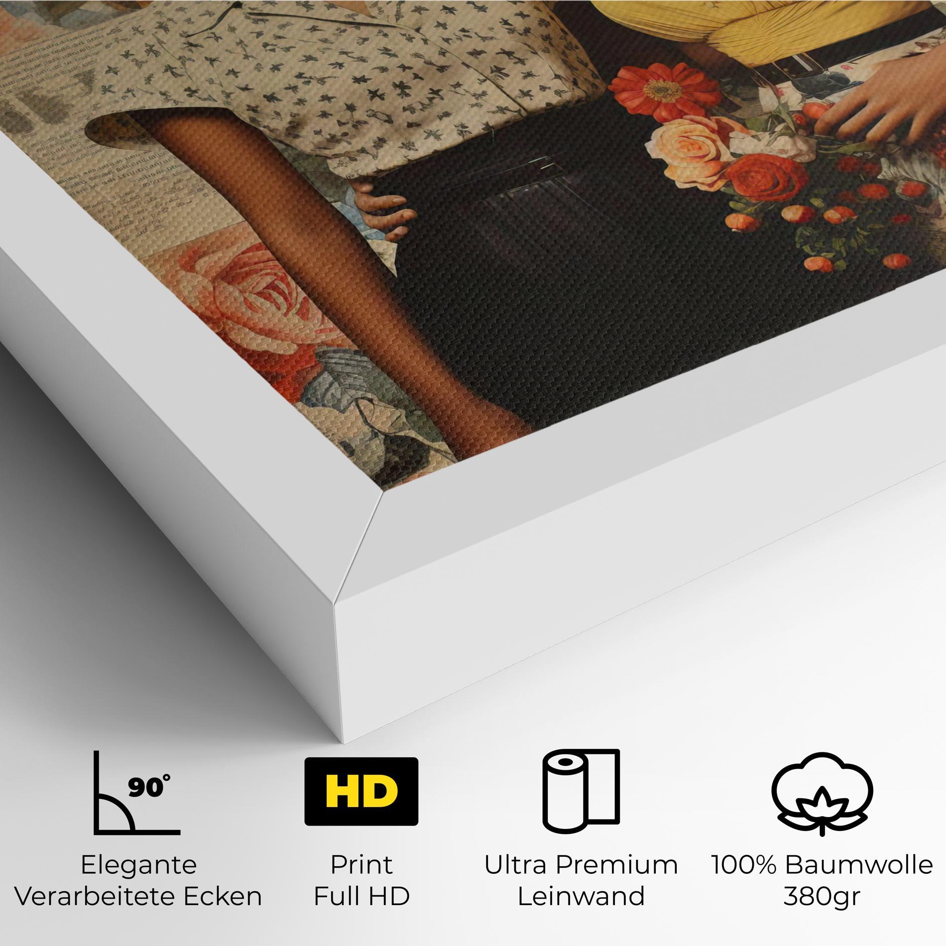 Leinwandbild Friendship Vintage Power mockup 4