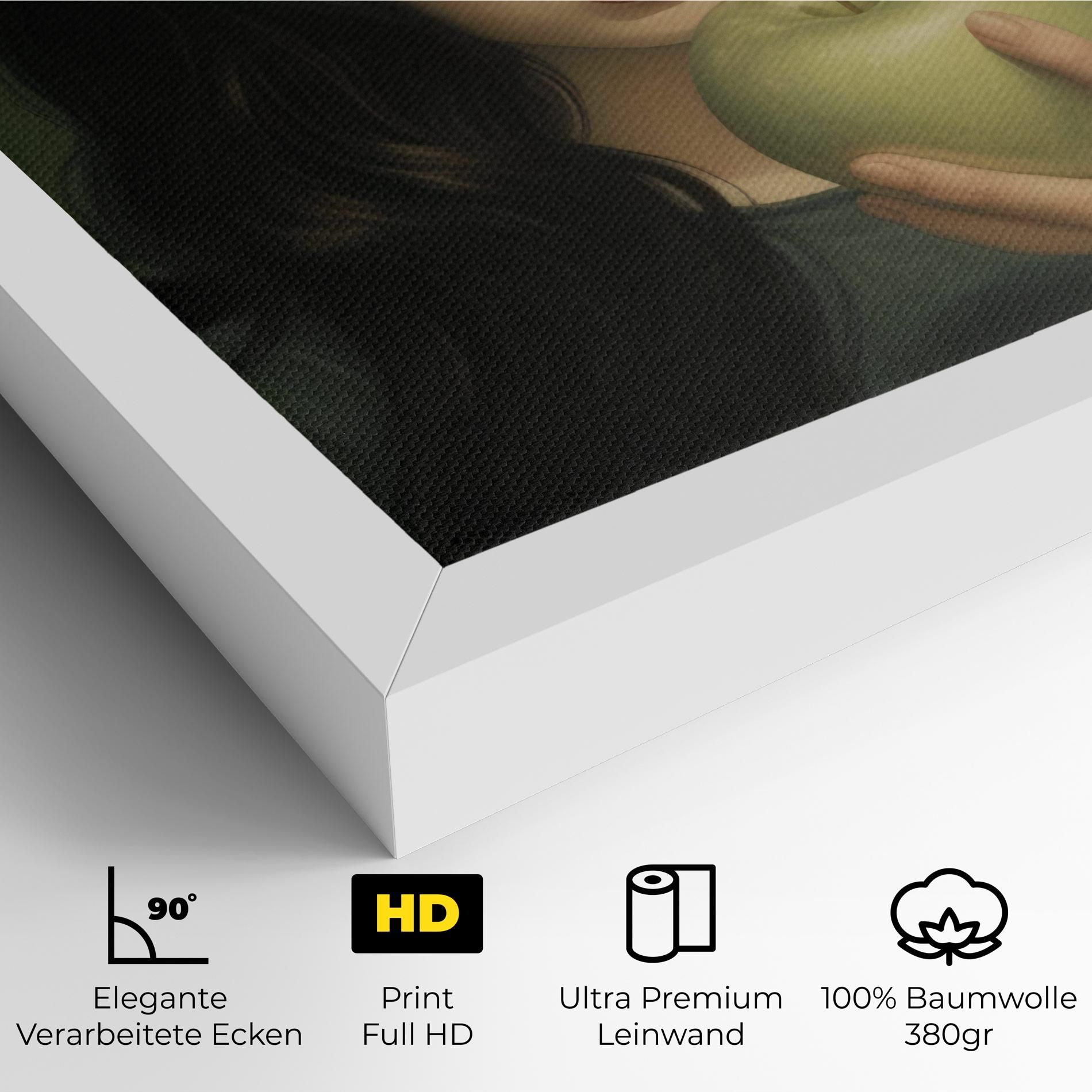 Green Apple Painting mockup 4