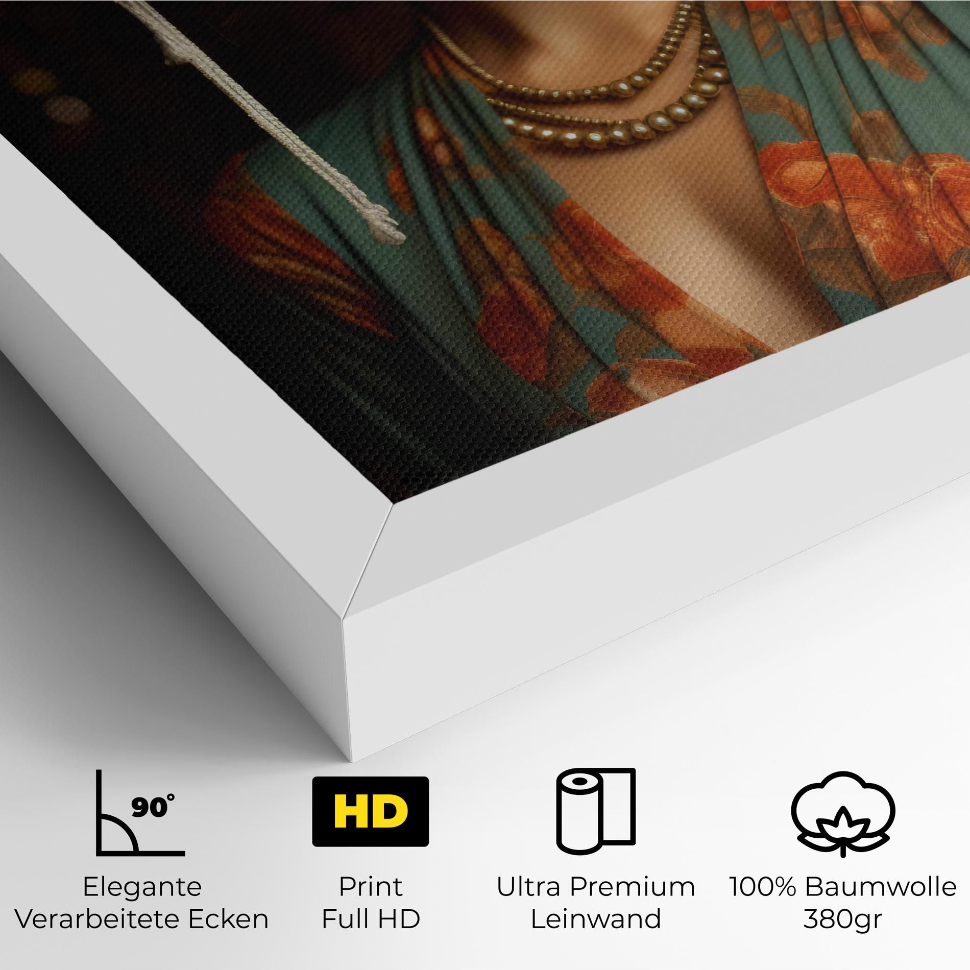 Green Orange Blouse mockup 4