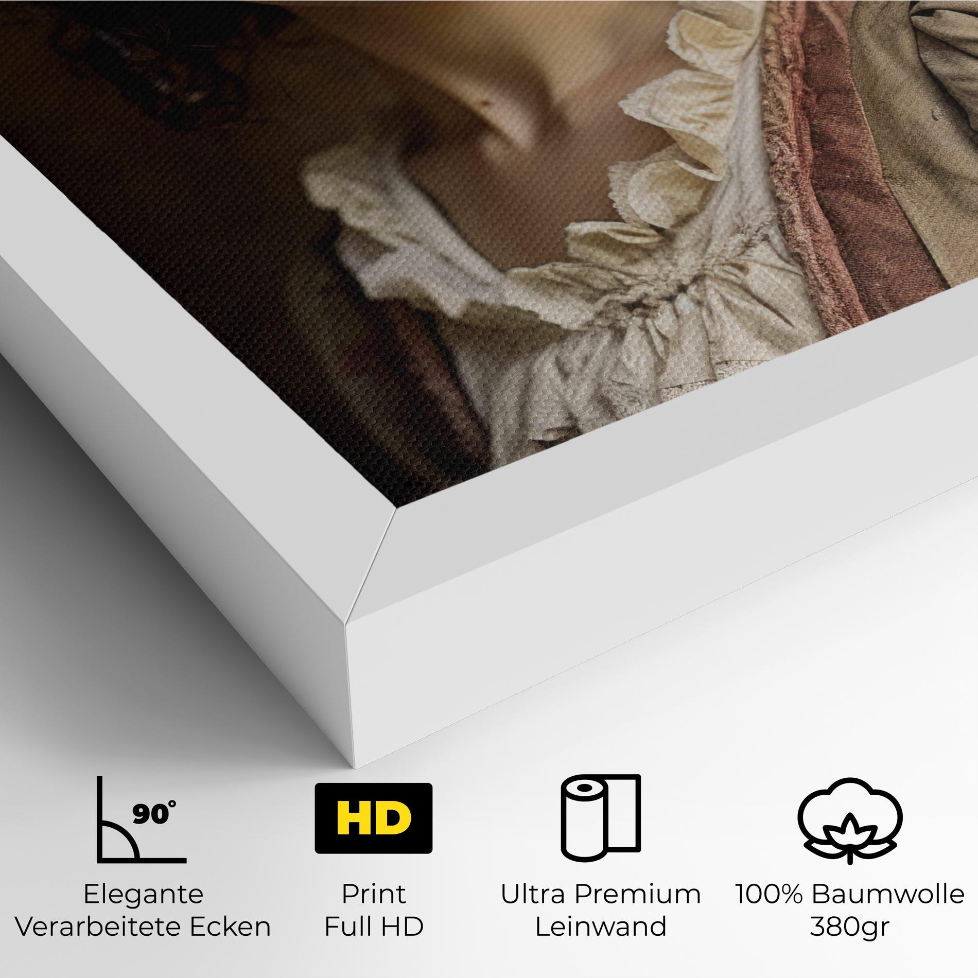 Leinwandbild Light Green Dress mockup 4