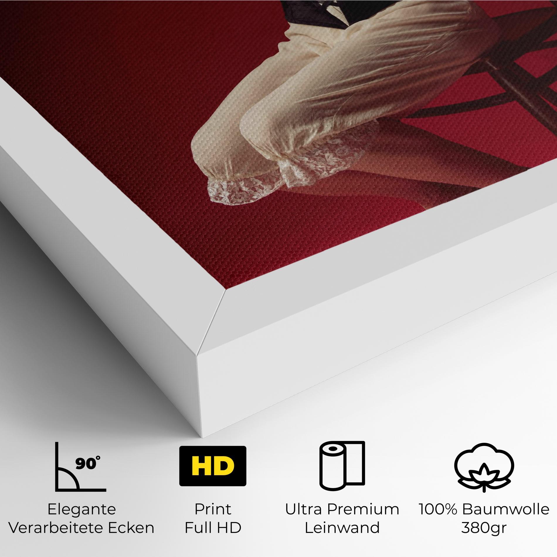 Leinwandbild Medieval Redhead Woman mockup 4