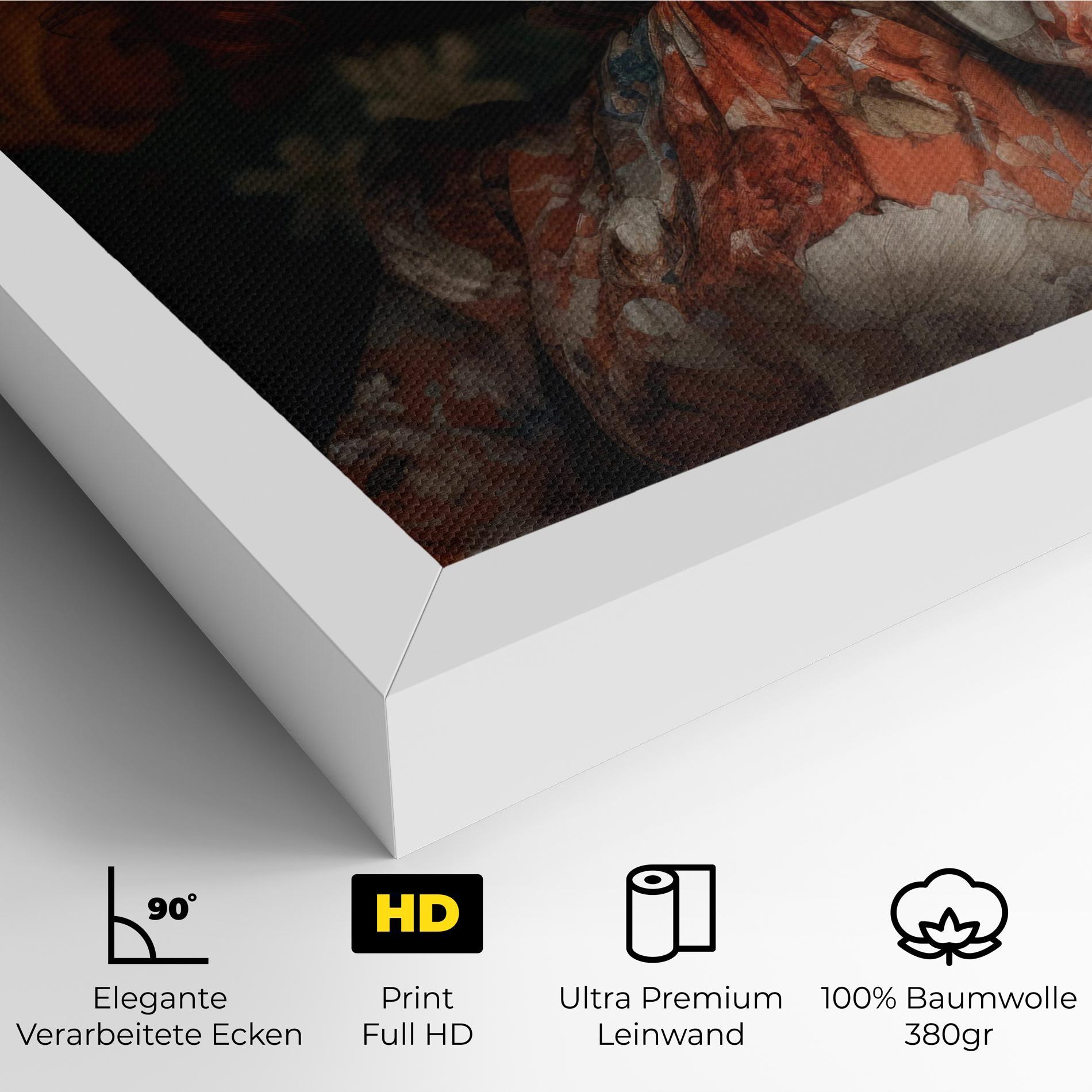 Leinwandbild Red Vintage Hair mockup 4