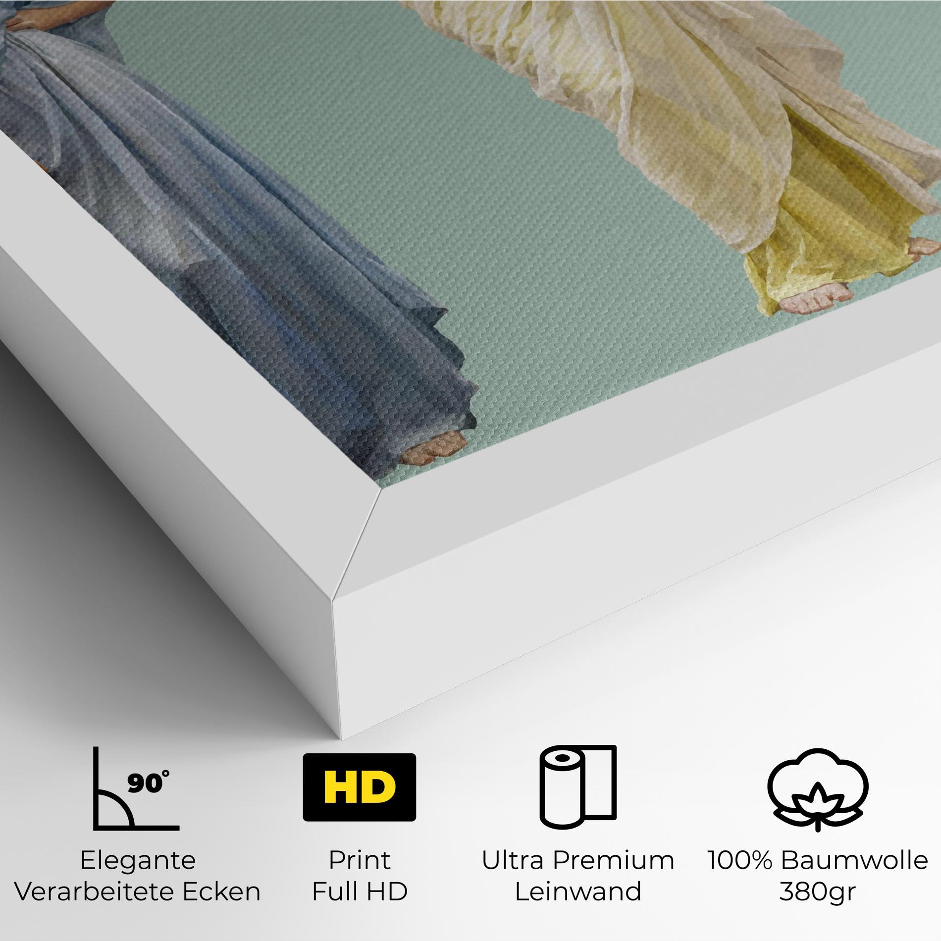 Leinwandbild Vintage Looking Up mockup 4