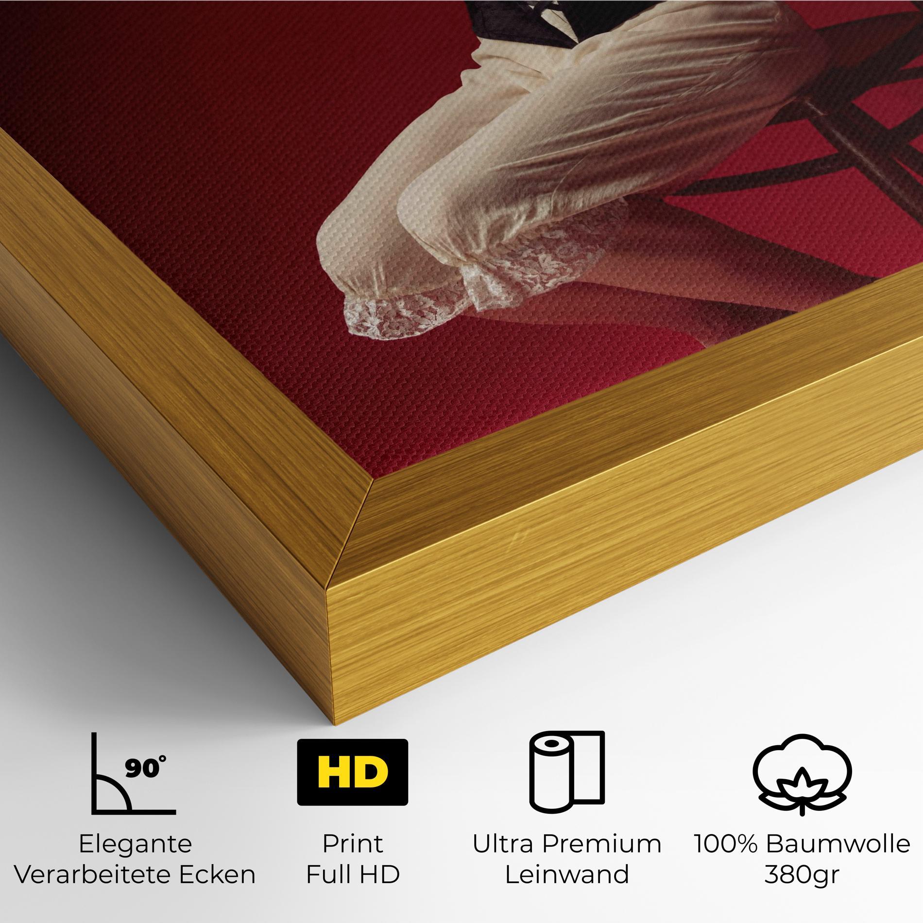 Leinwandbild Medieval Redhead Woman mockup 4