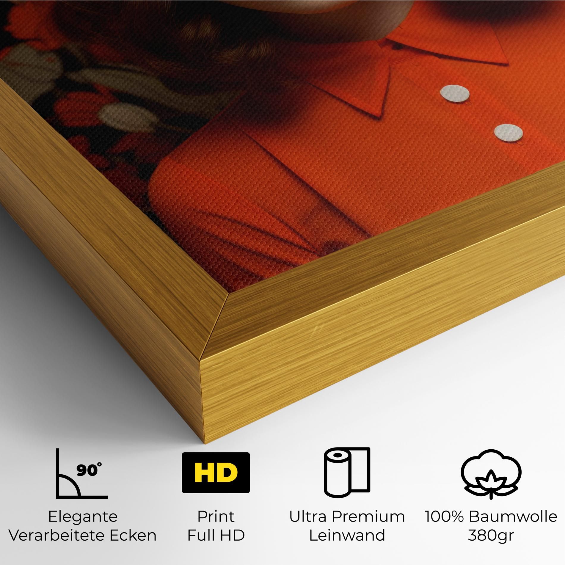 Orange Blouse Woman mockup 4