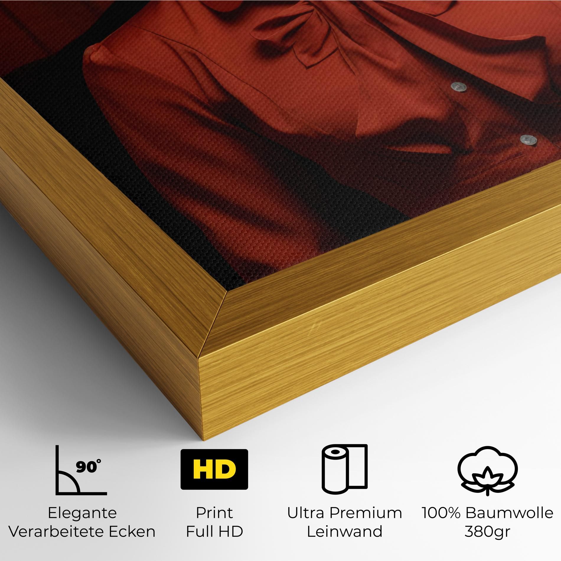 Pretty Red Blouse mockup 4