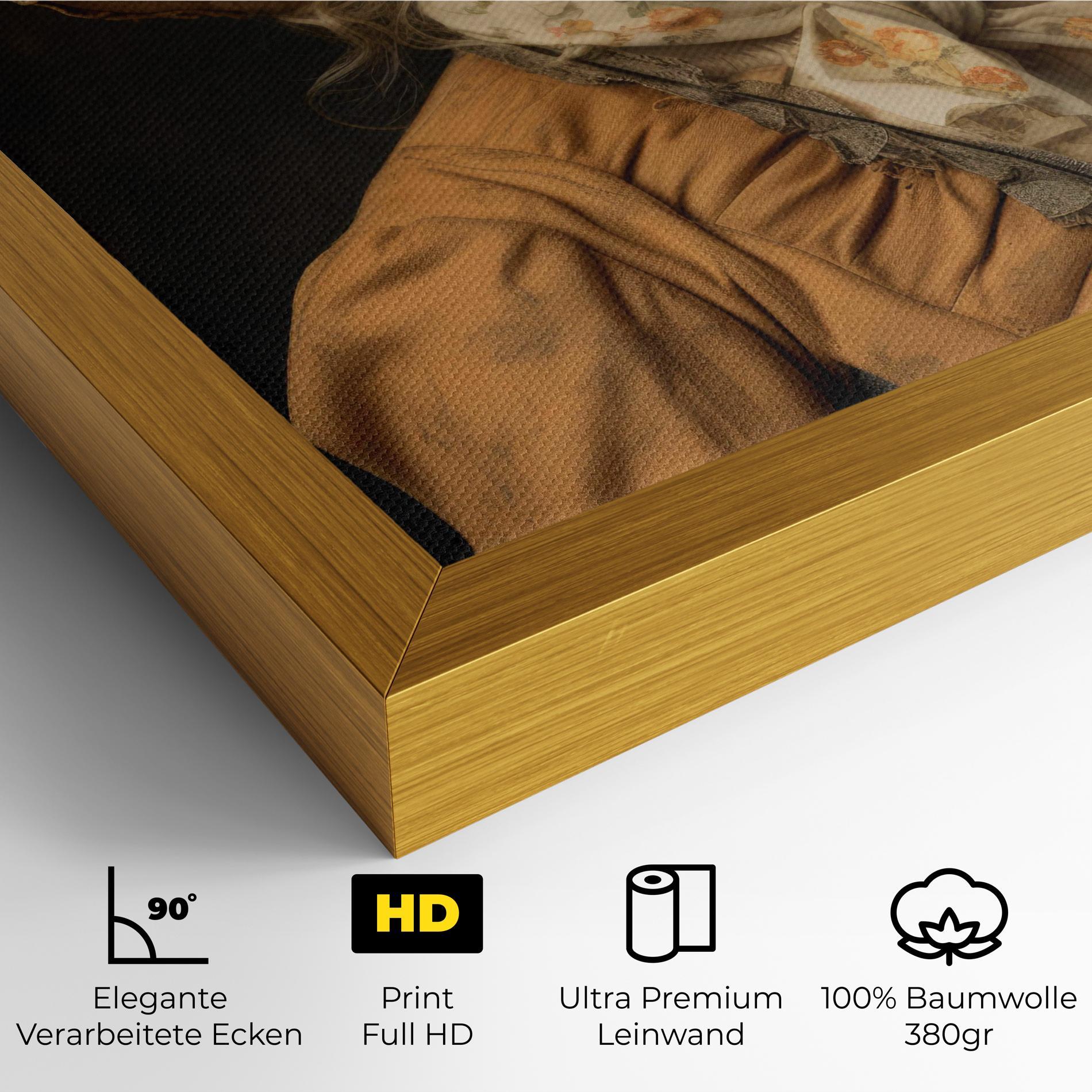 Leinwandbild Pretty Vintage Blonde mockup 4