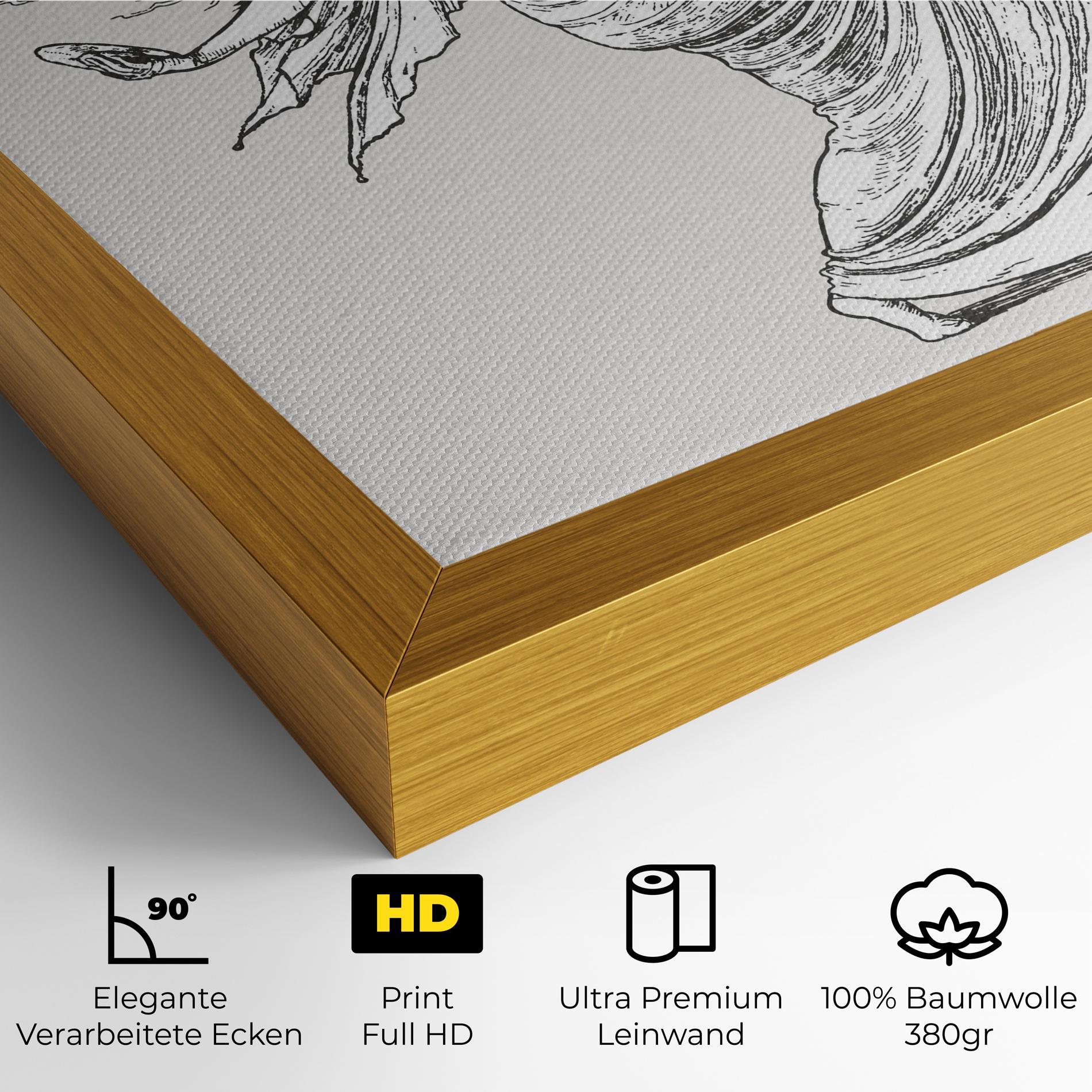 Leinwandbild Vintage Dance mockup 4