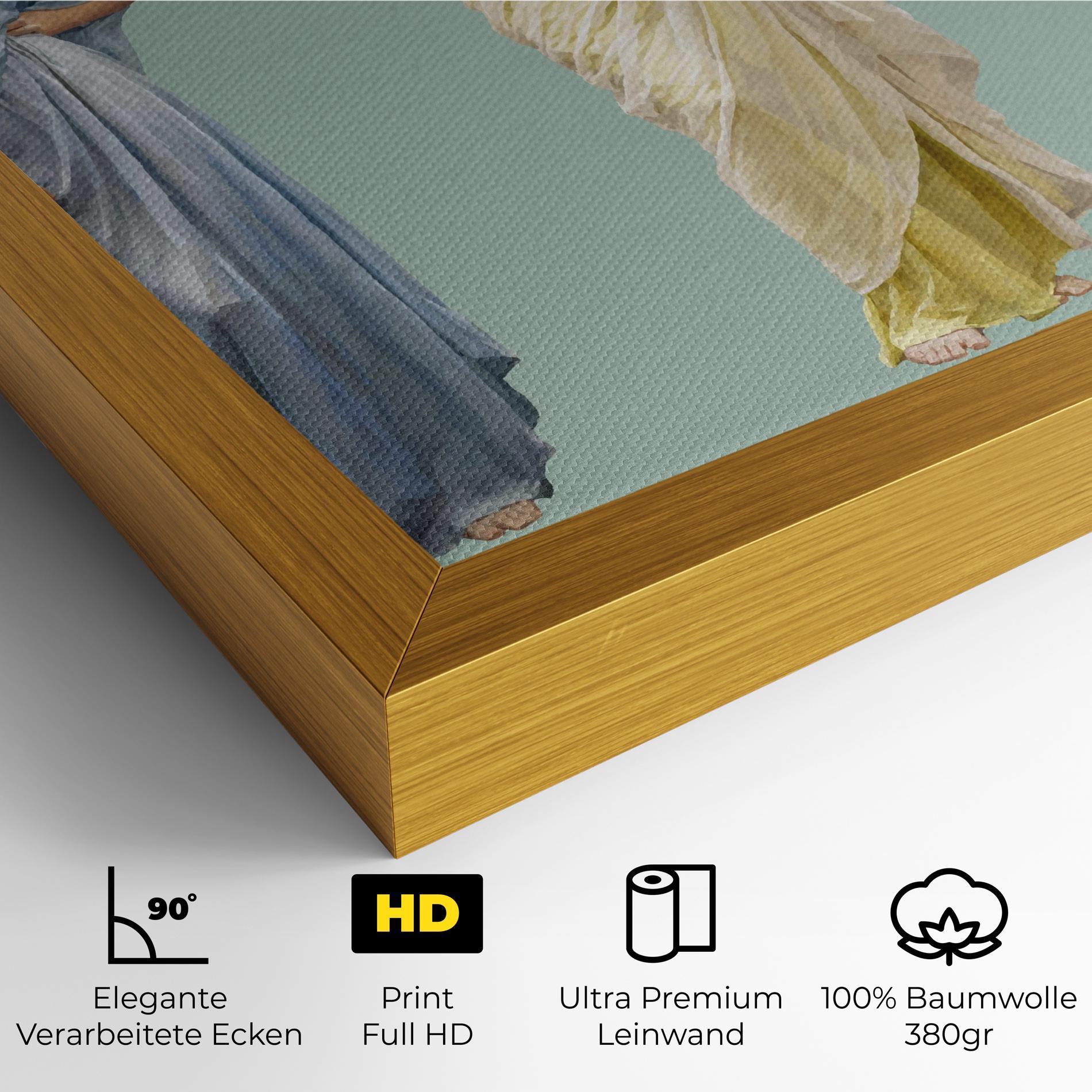 Leinwandbild Vintage Looking Up mockup 4