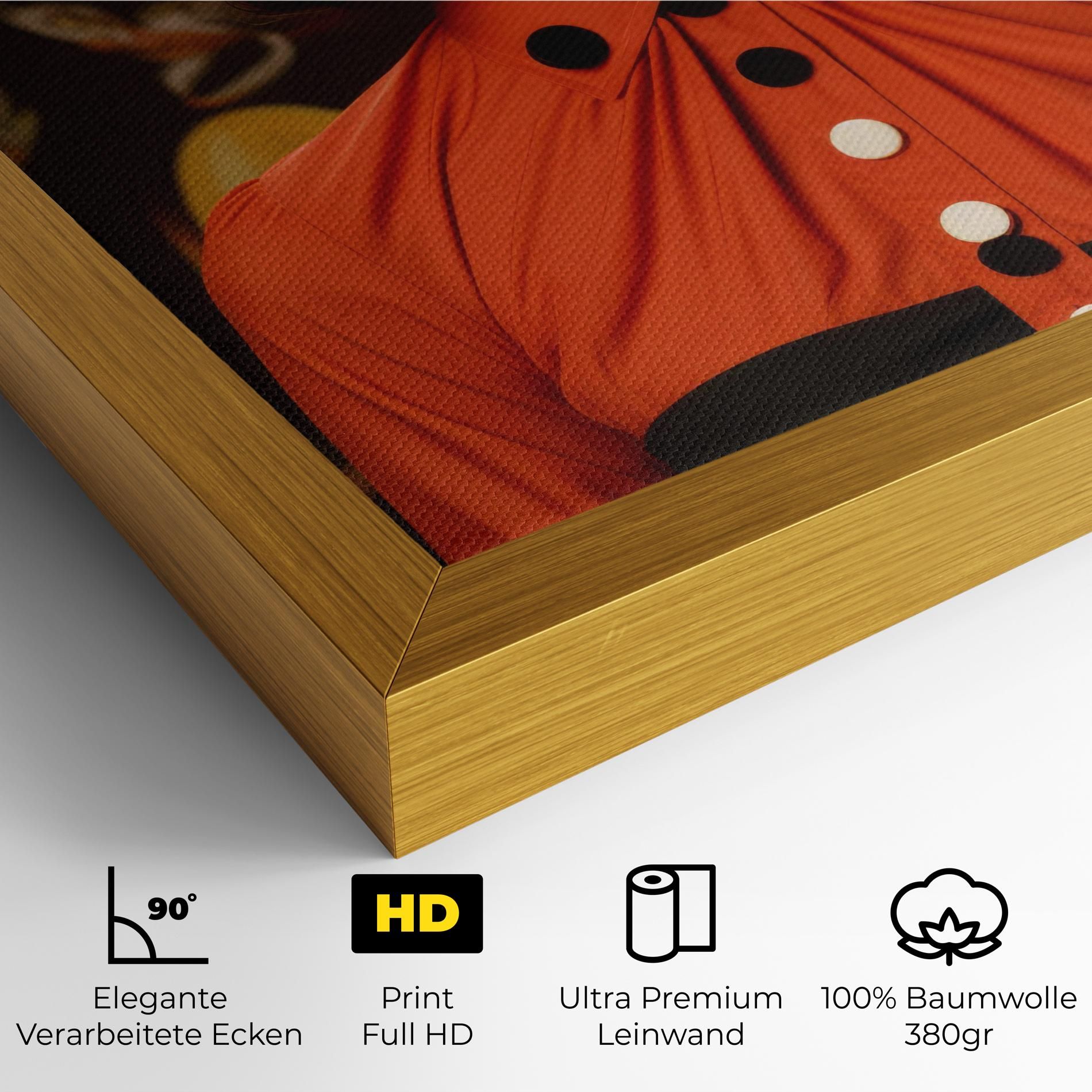 Vintage Red Black mockup 4