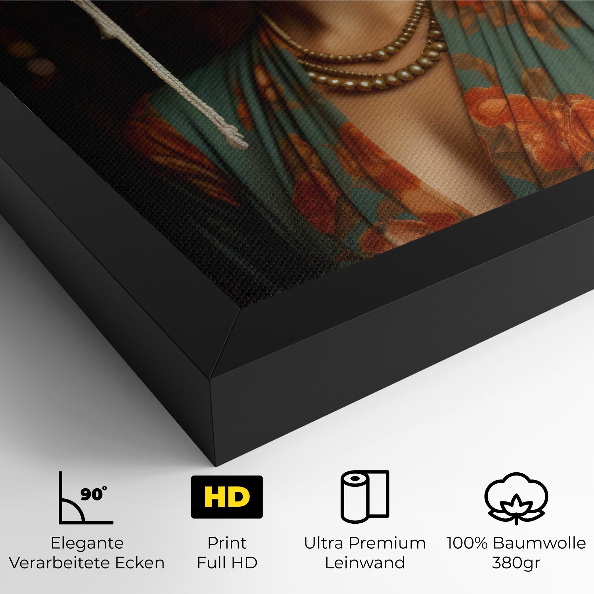 Green Orange Blouse mockup 4