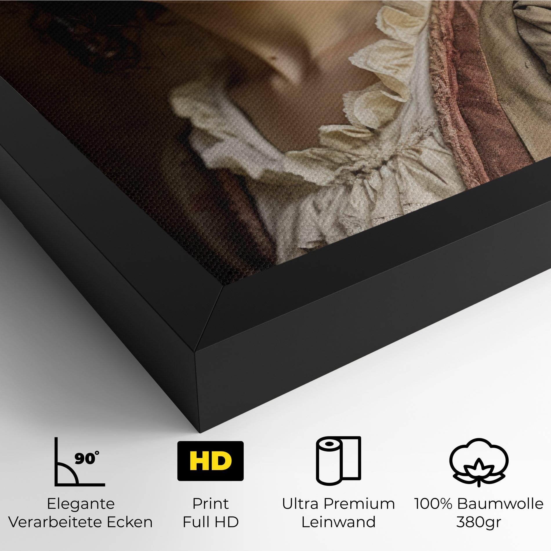 Leinwandbild Light Green Dress mockup 4