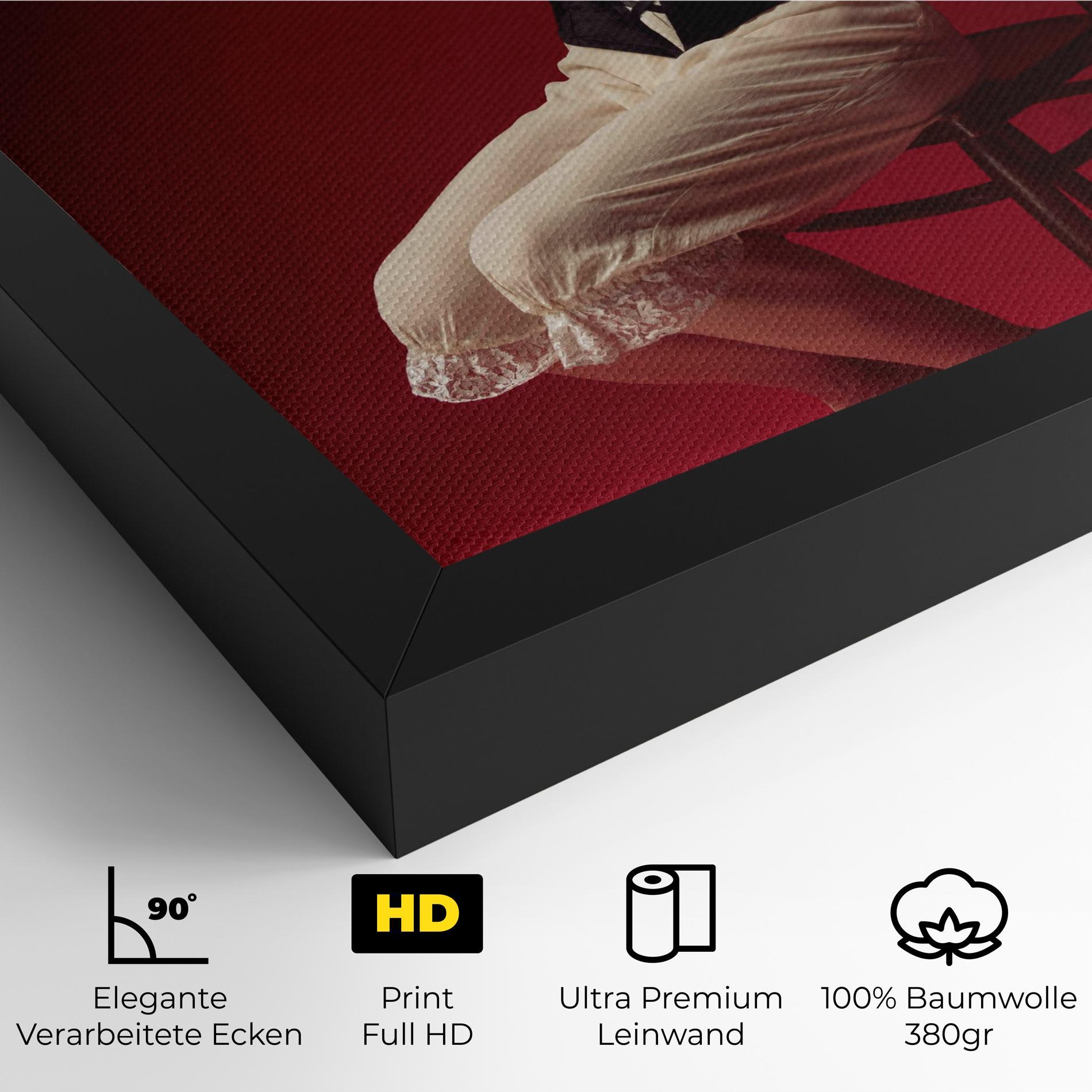 Leinwandbild Medieval Redhead Woman mockup 4