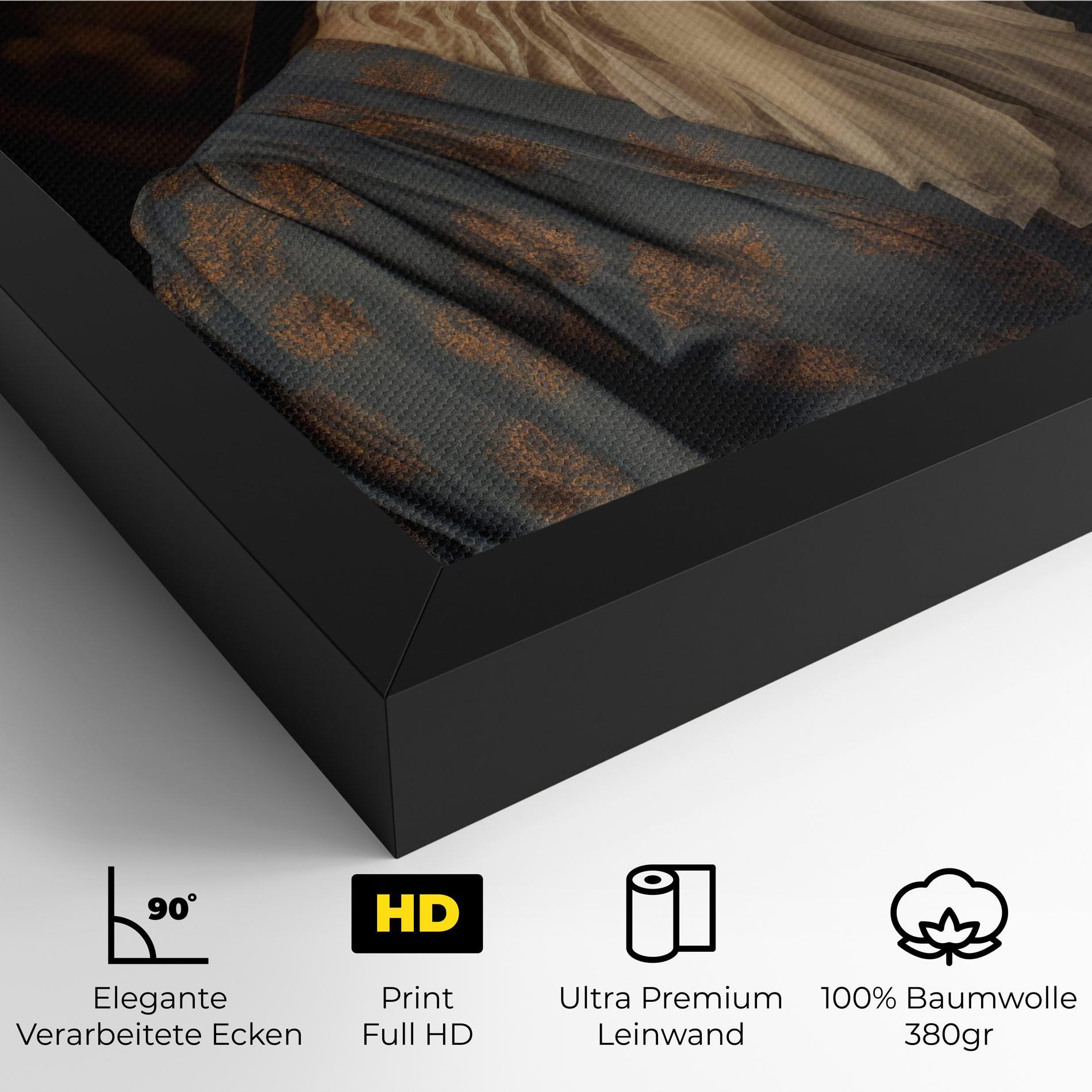 Leinwandbild Vintage Blue Dress mockup 4