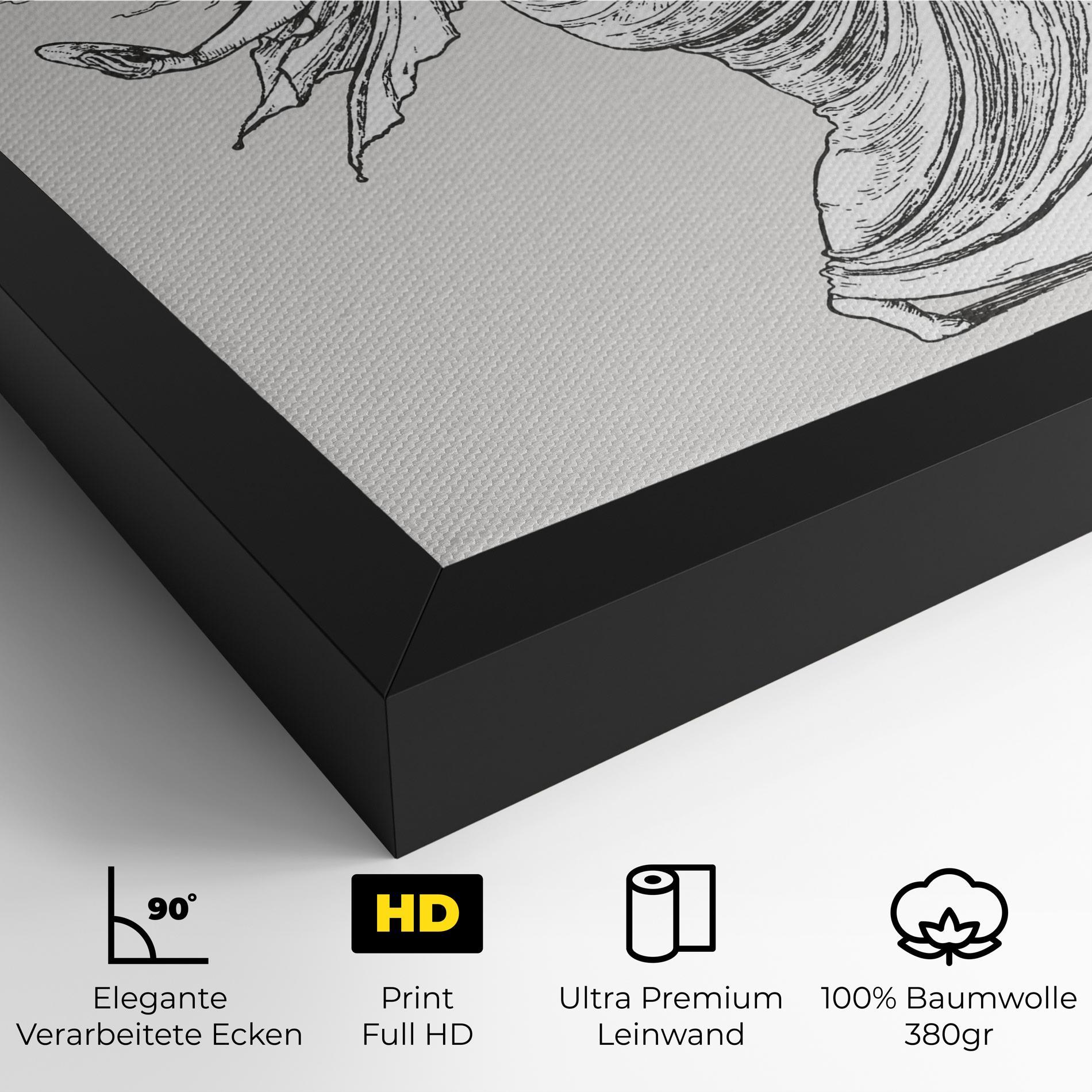 Leinwandbild Vintage Dance mockup 4