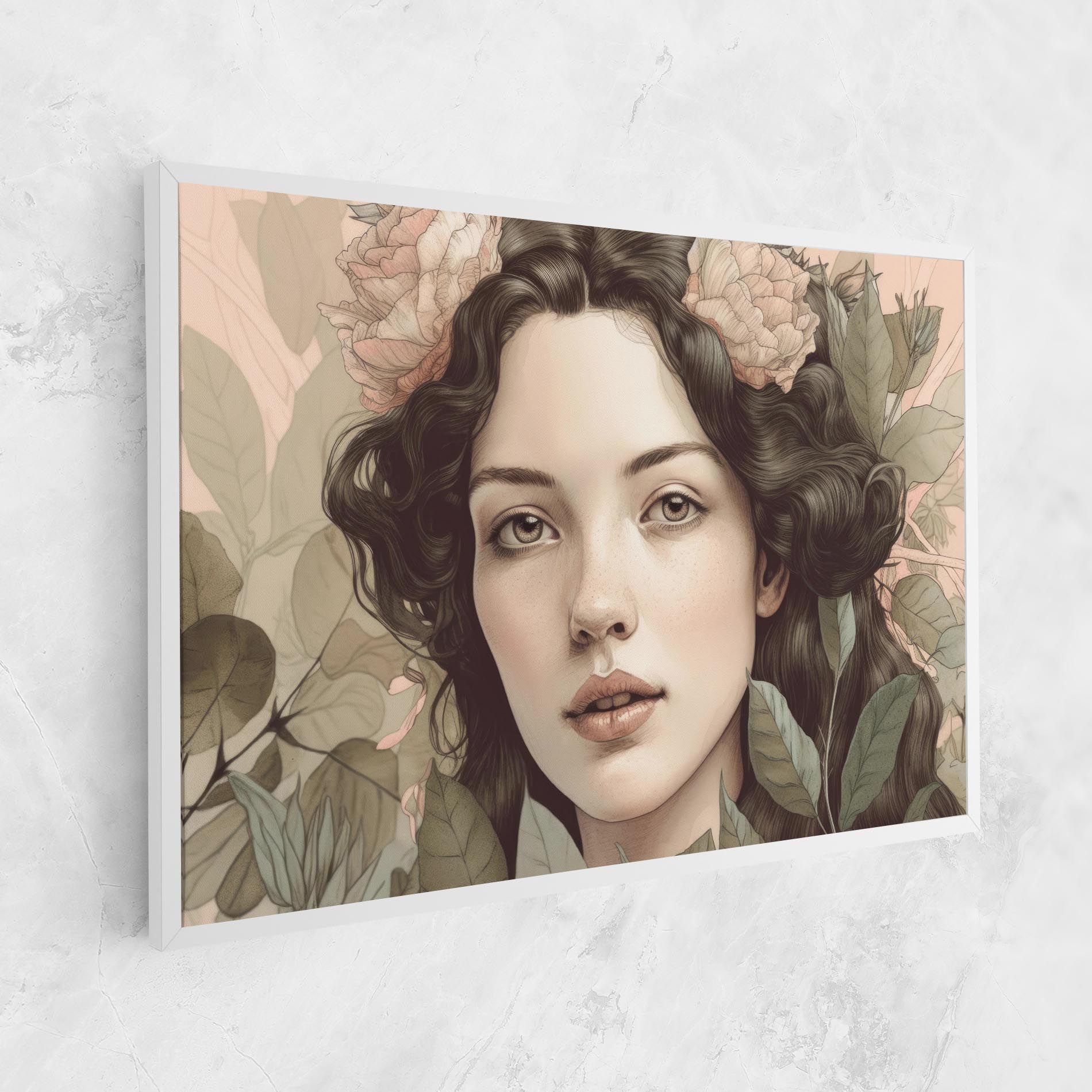 Beautiful Vintage Portrait mockup 1