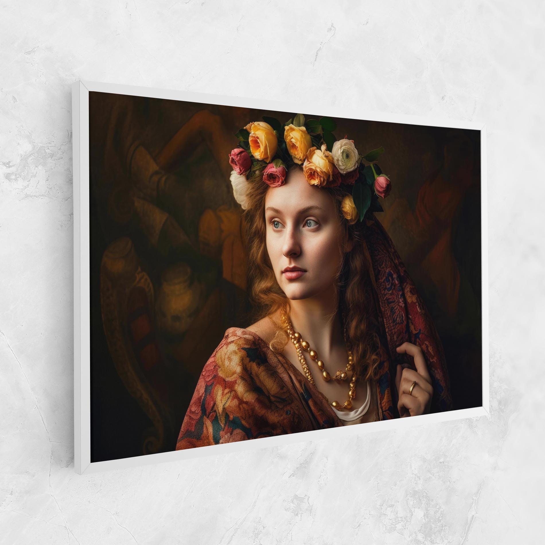 Leinwandbild Renaissance Woman mockup 1
