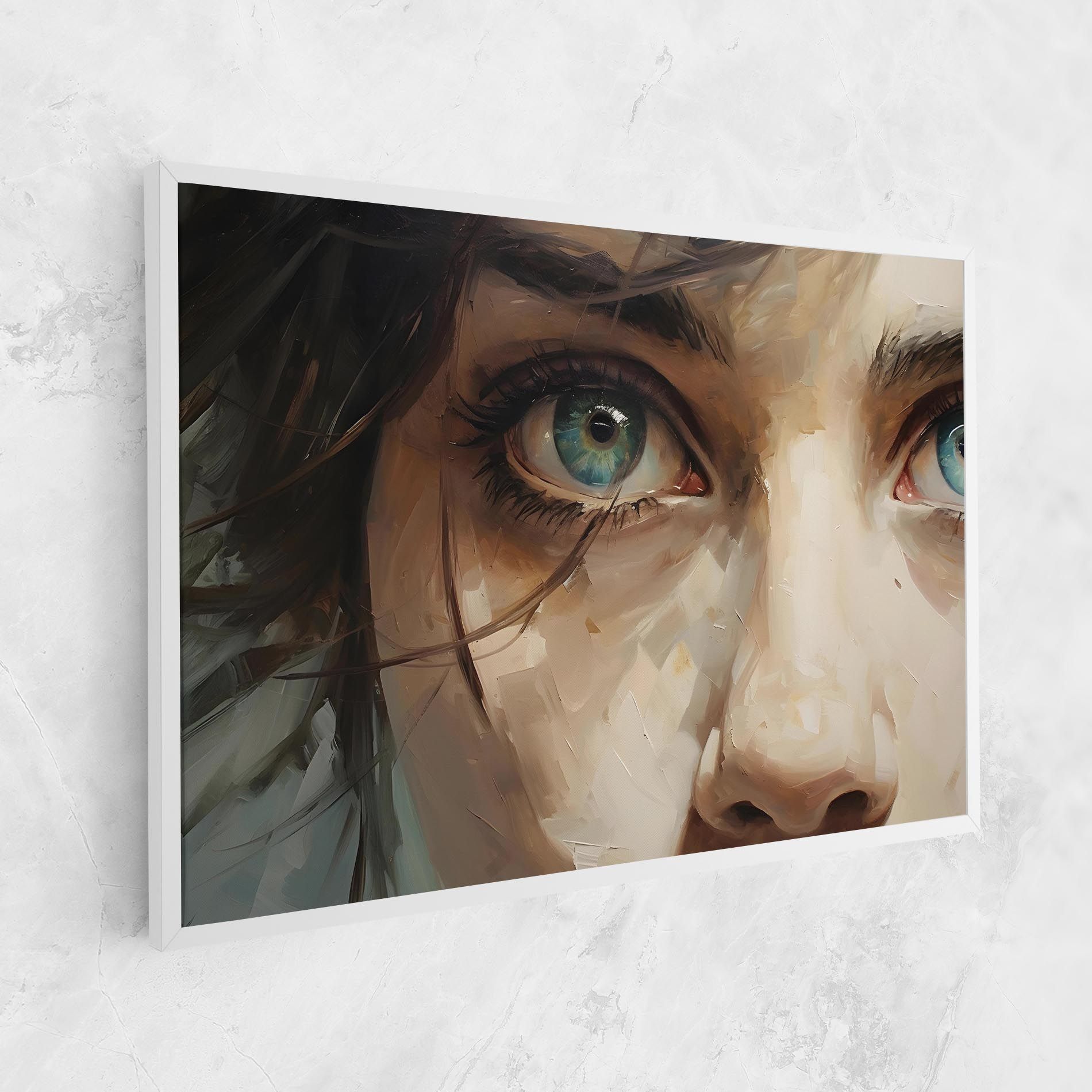 Vintage Blue Eyes Art mockup 1
