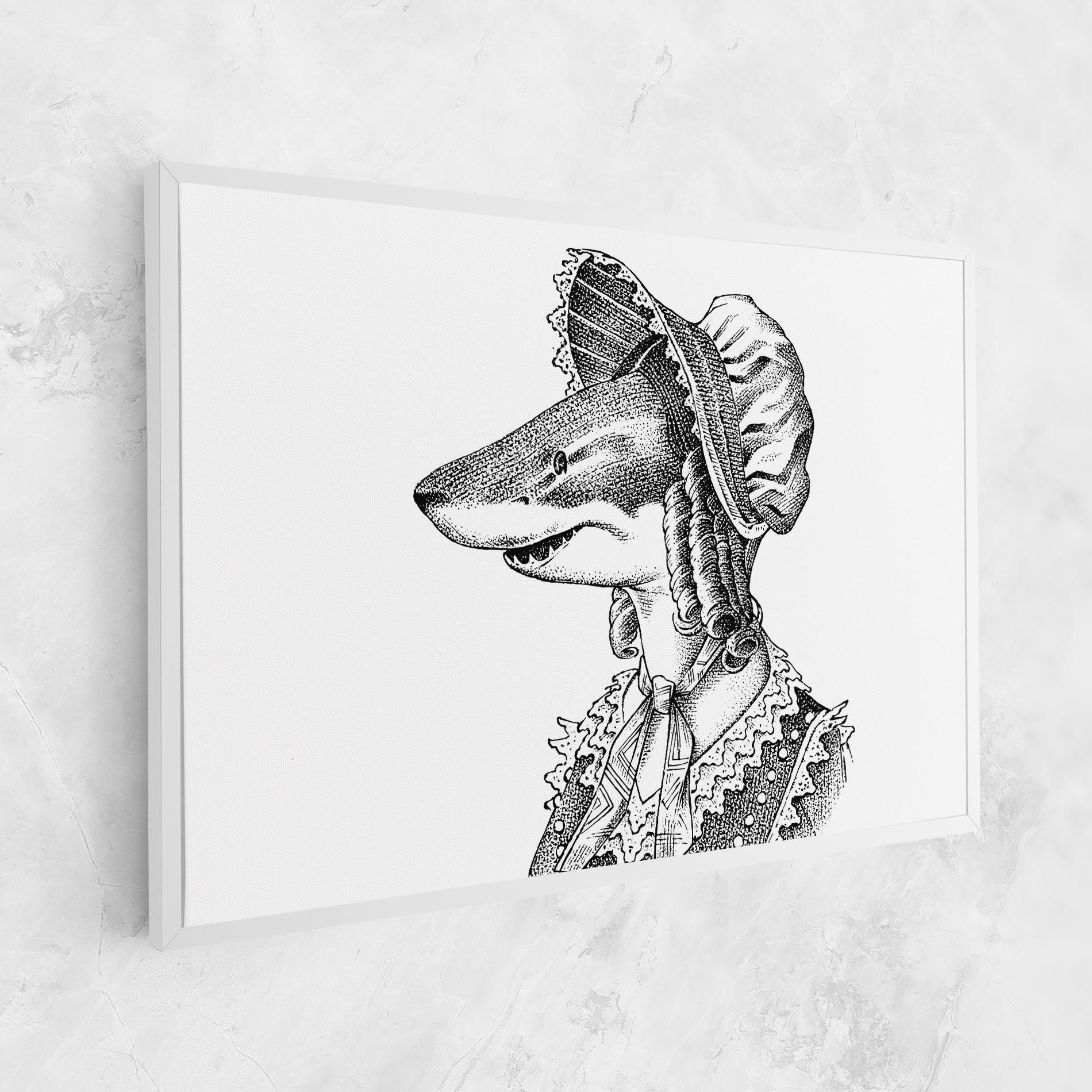 Vintage Shark mockup 1