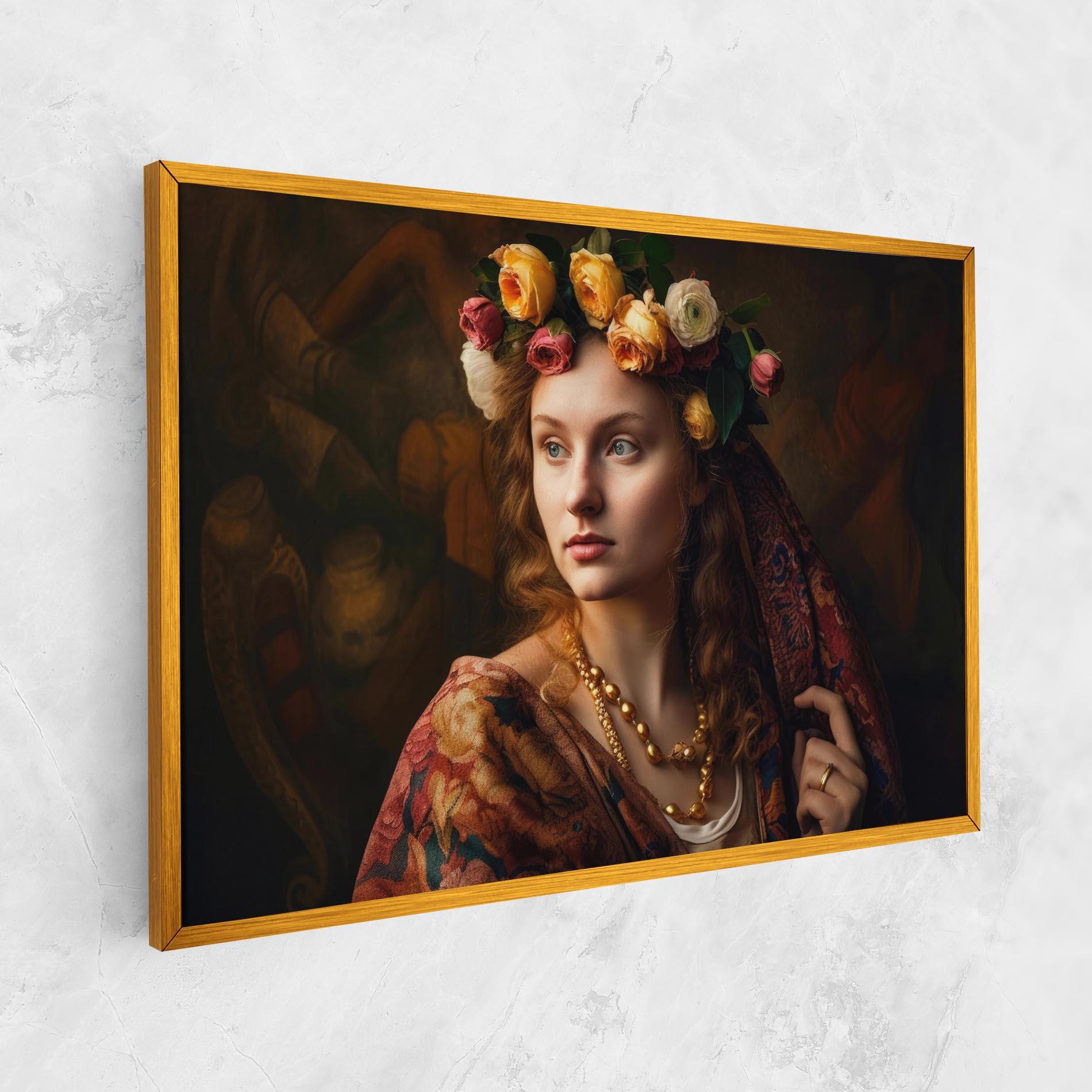 Leinwandbild Renaissance Woman mockup 1