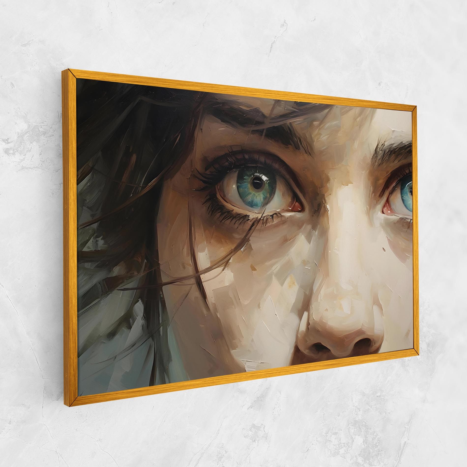 Vintage Blue Eyes Art mockup 1