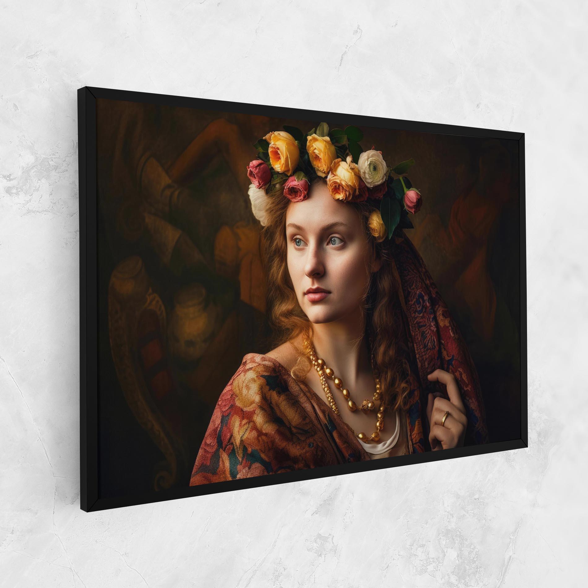 Leinwandbild Renaissance Woman mockup 1