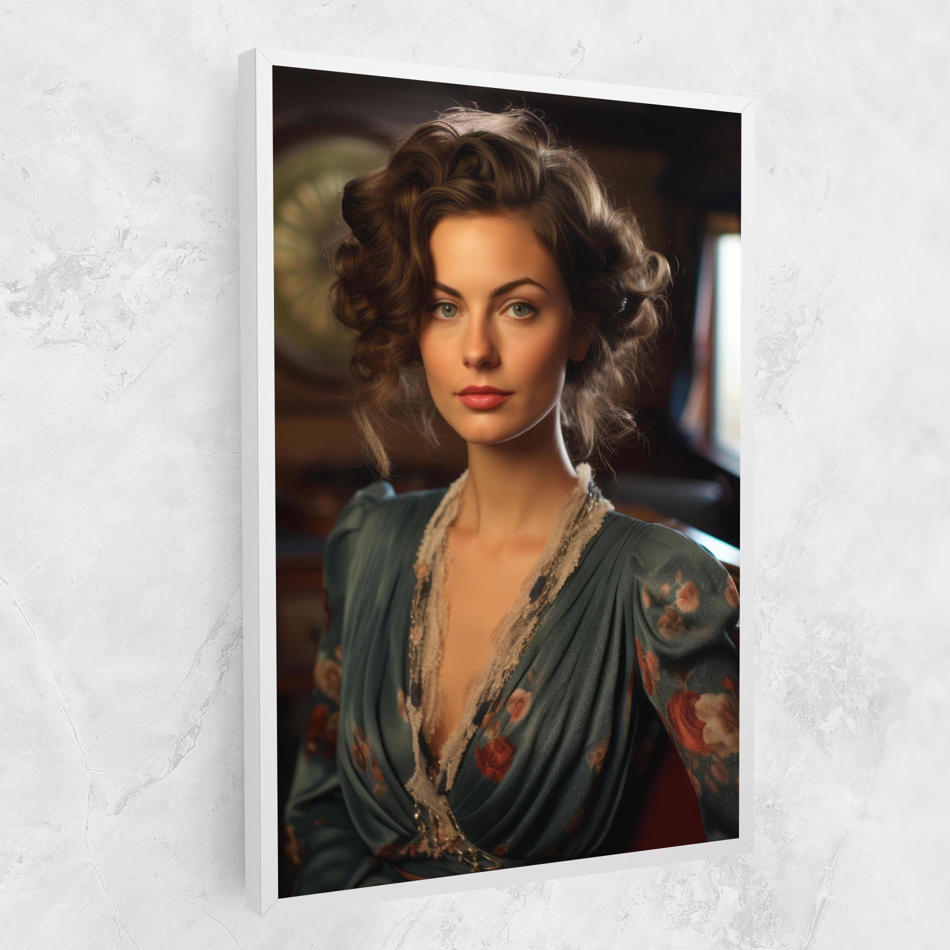 Pink Flowers Dress mockup 1