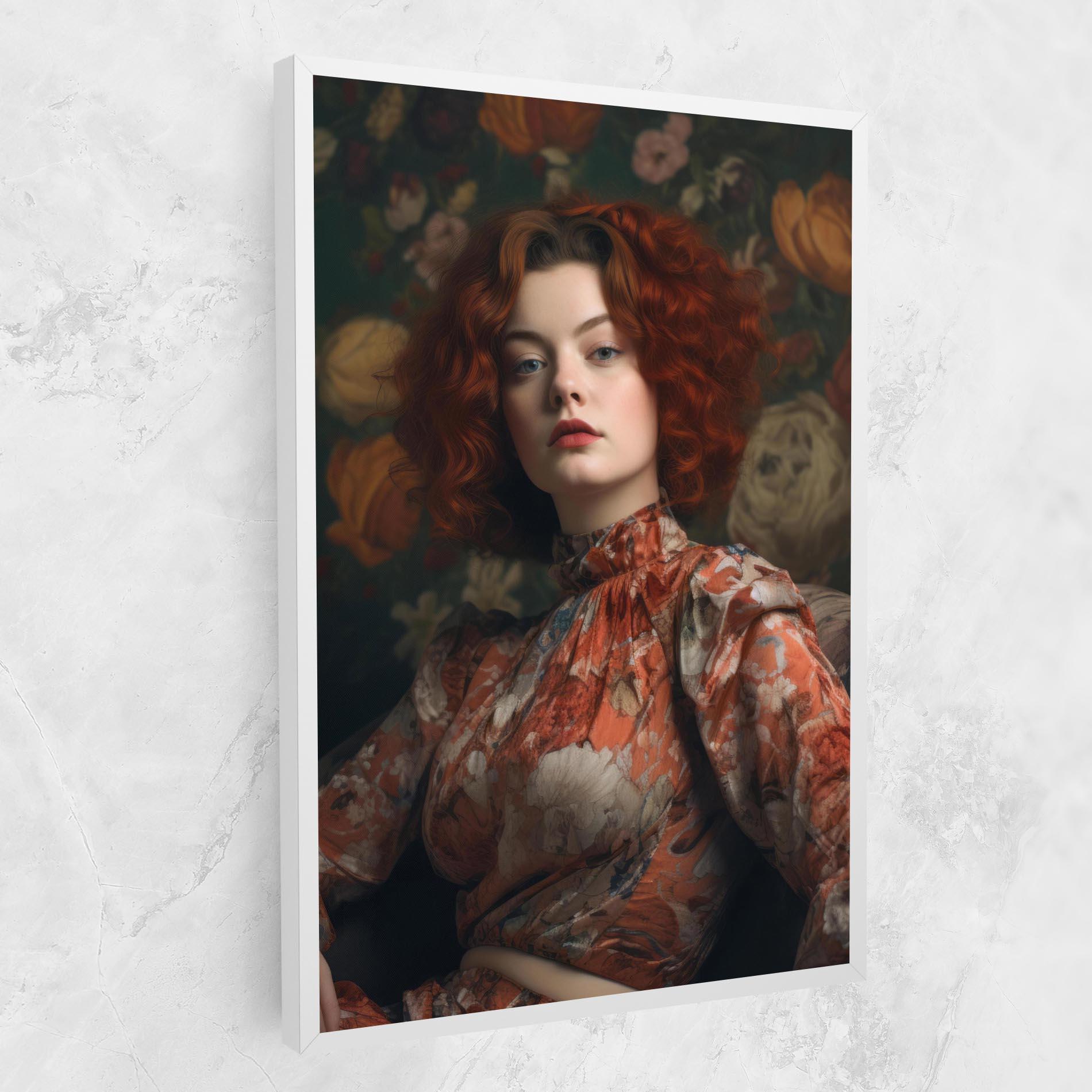 Leinwandbild Red Vintage Hair mockup 1