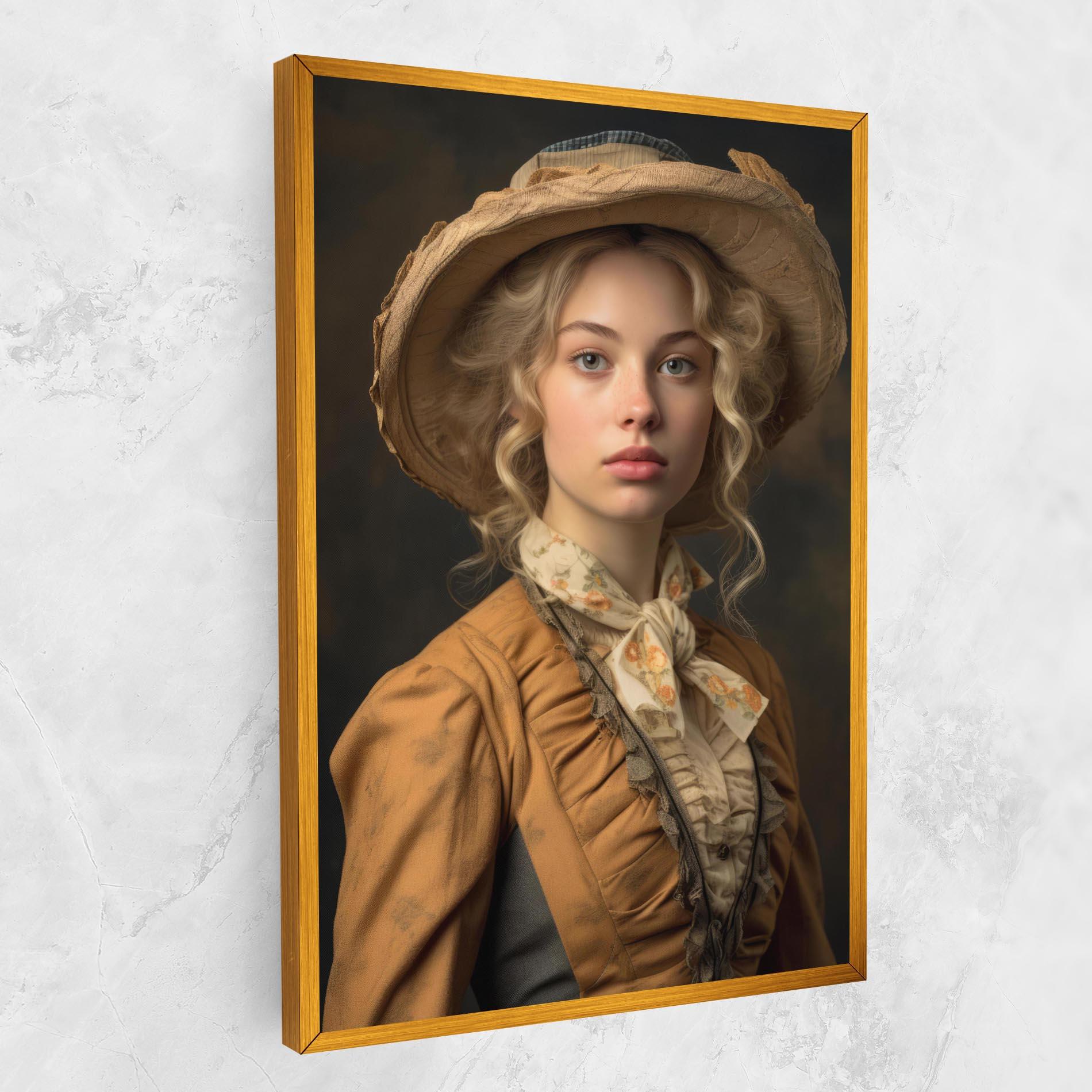 Leinwandbild Pretty Vintage Blonde mockup 1