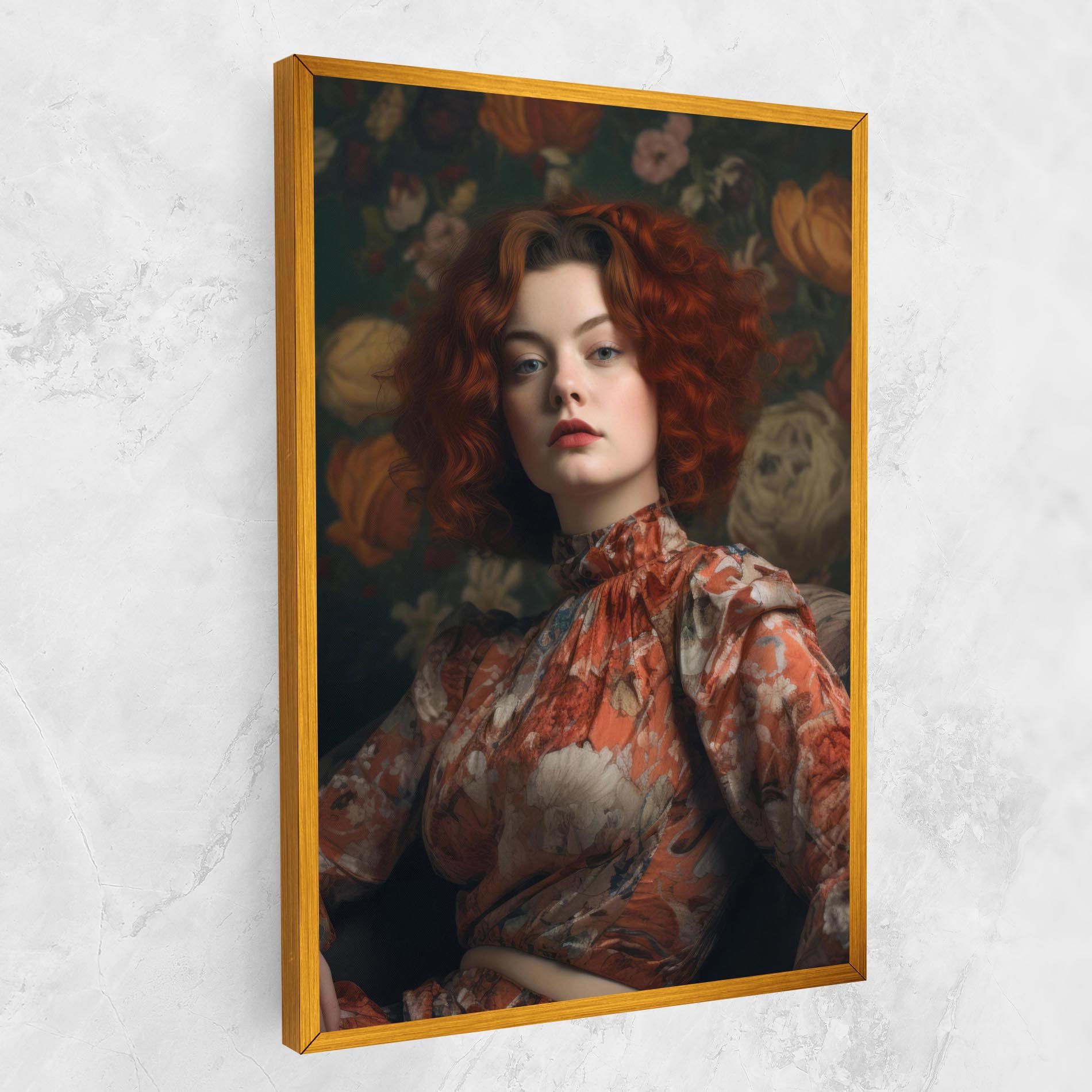 Red Vintage Hair mockup 1