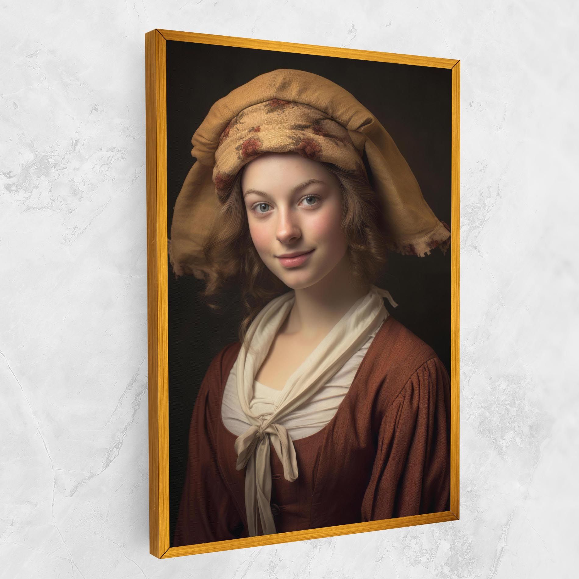 Young Vintage Woman mockup 1