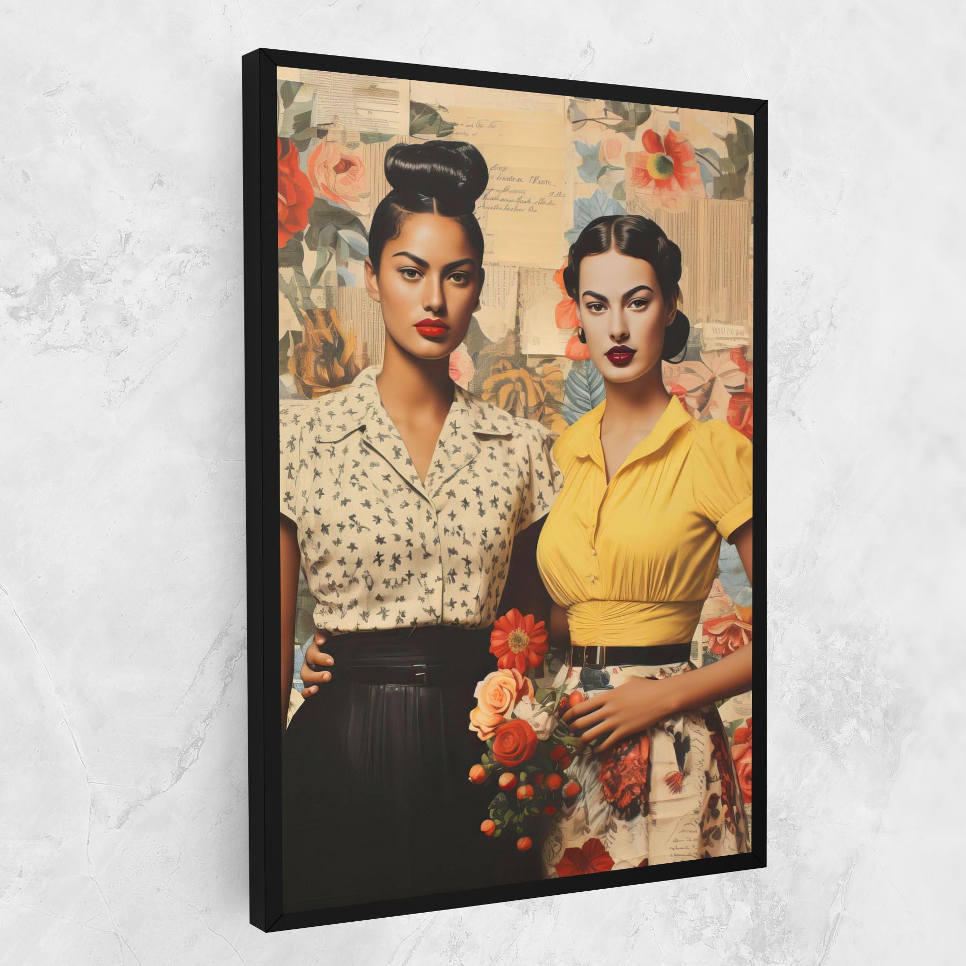 Leinwandbild Friendship Vintage Power mockup 1