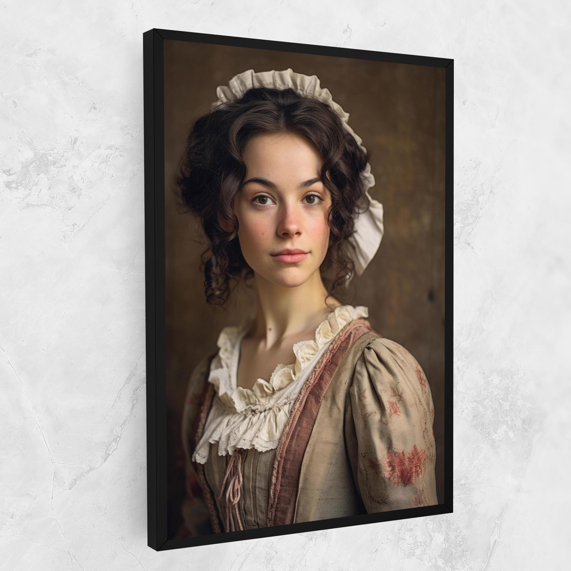 Leinwandbild Light Green Dress mockup 1