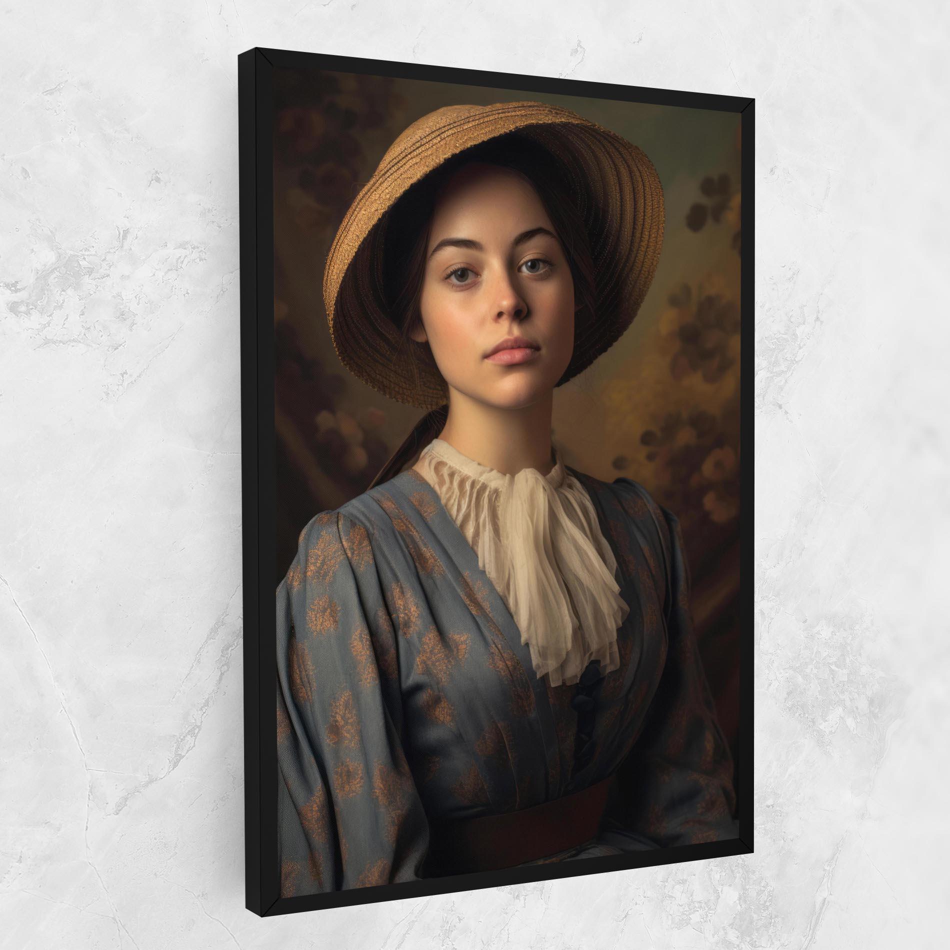 Leinwandbild Vintage Blue Dress mockup 1