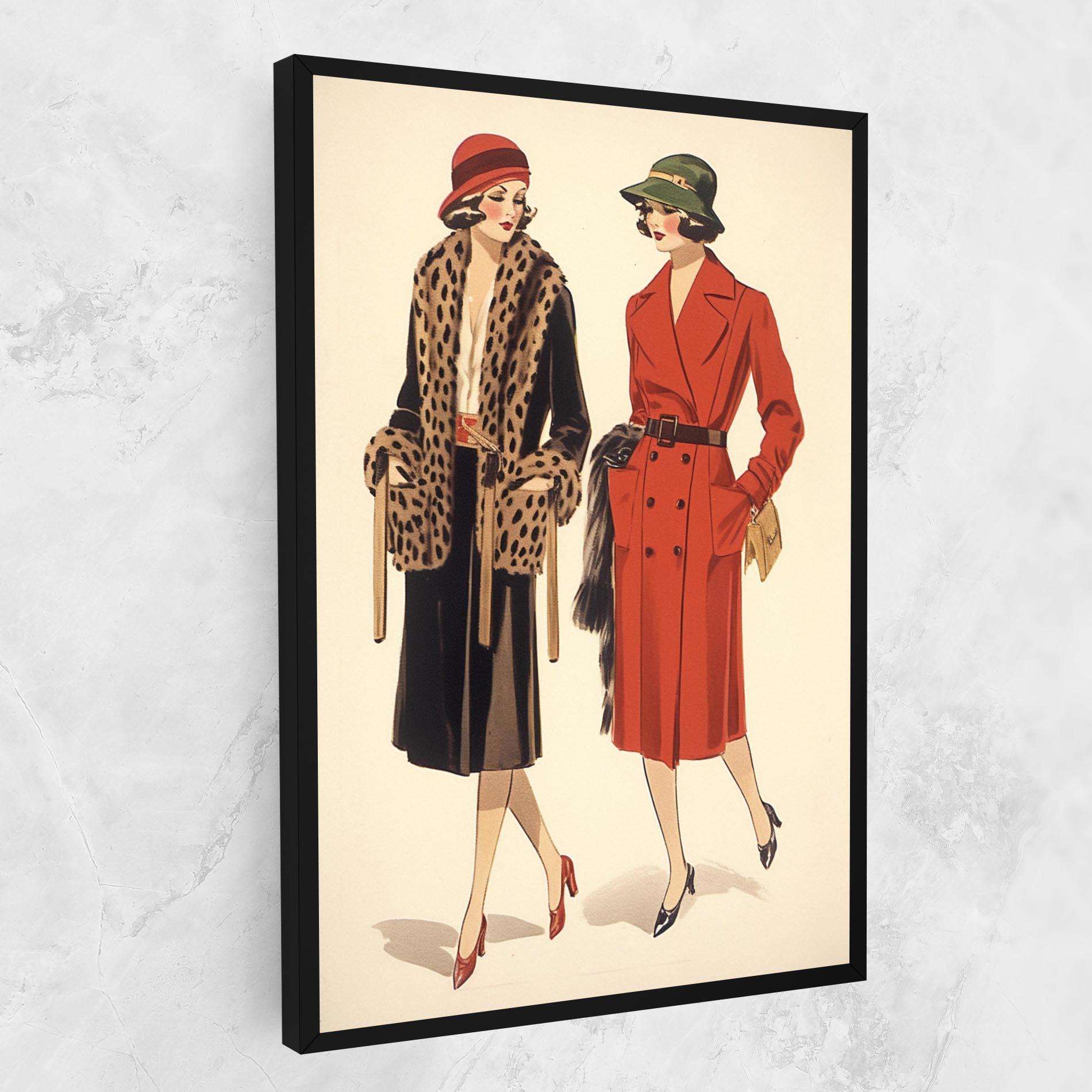 Leinwandbild Vintage Side By Side mockup 1