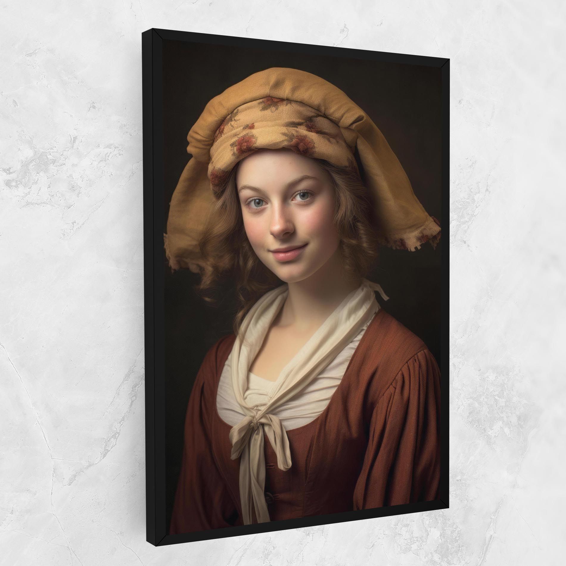 Young Vintage Woman mockup 1