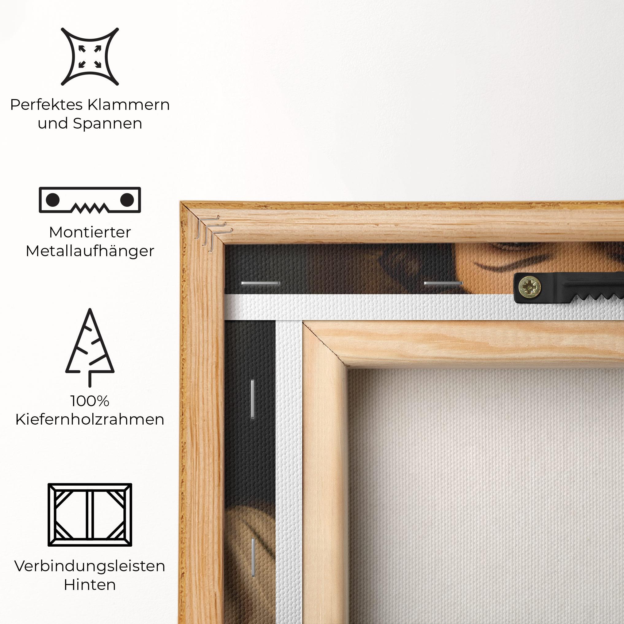 Leinwandbild Beige Vintage Blouse mockup 5