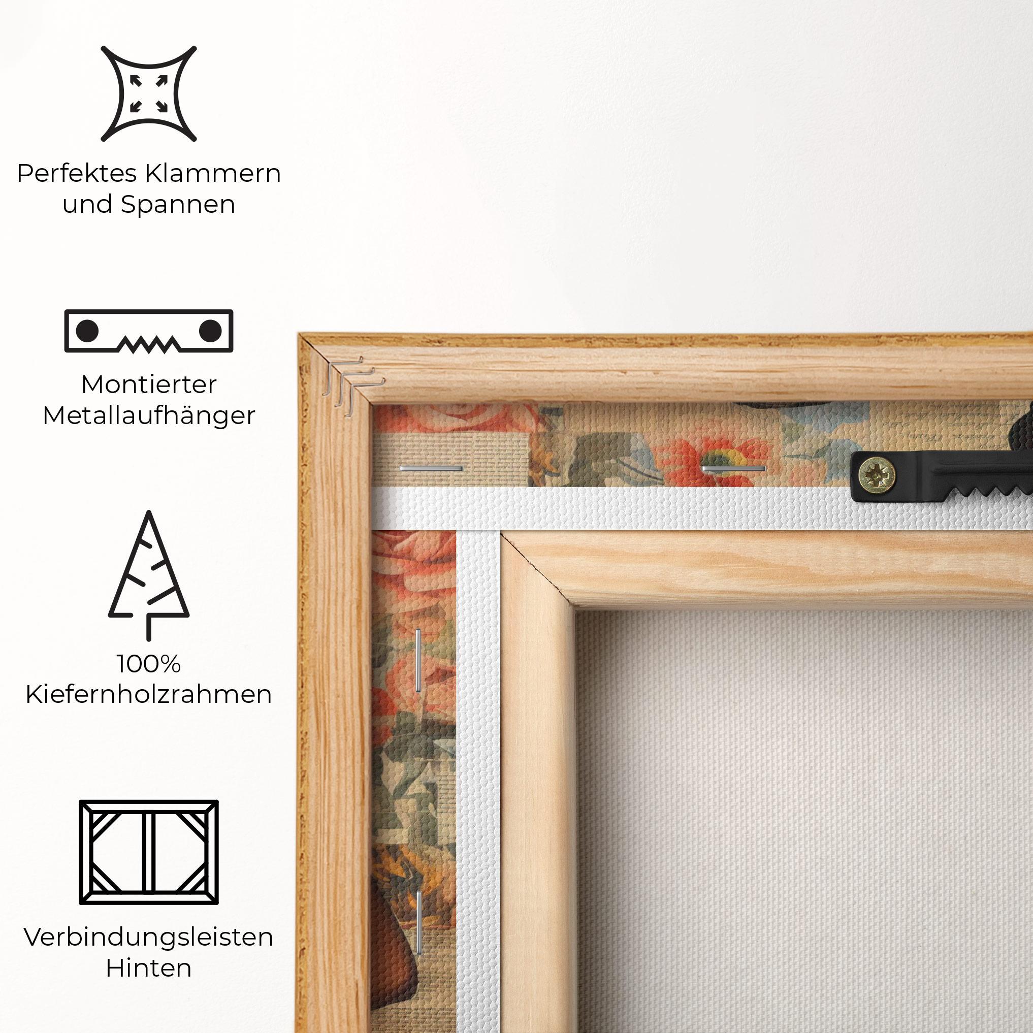 Leinwandbild Friendship Vintage Power mockup 5