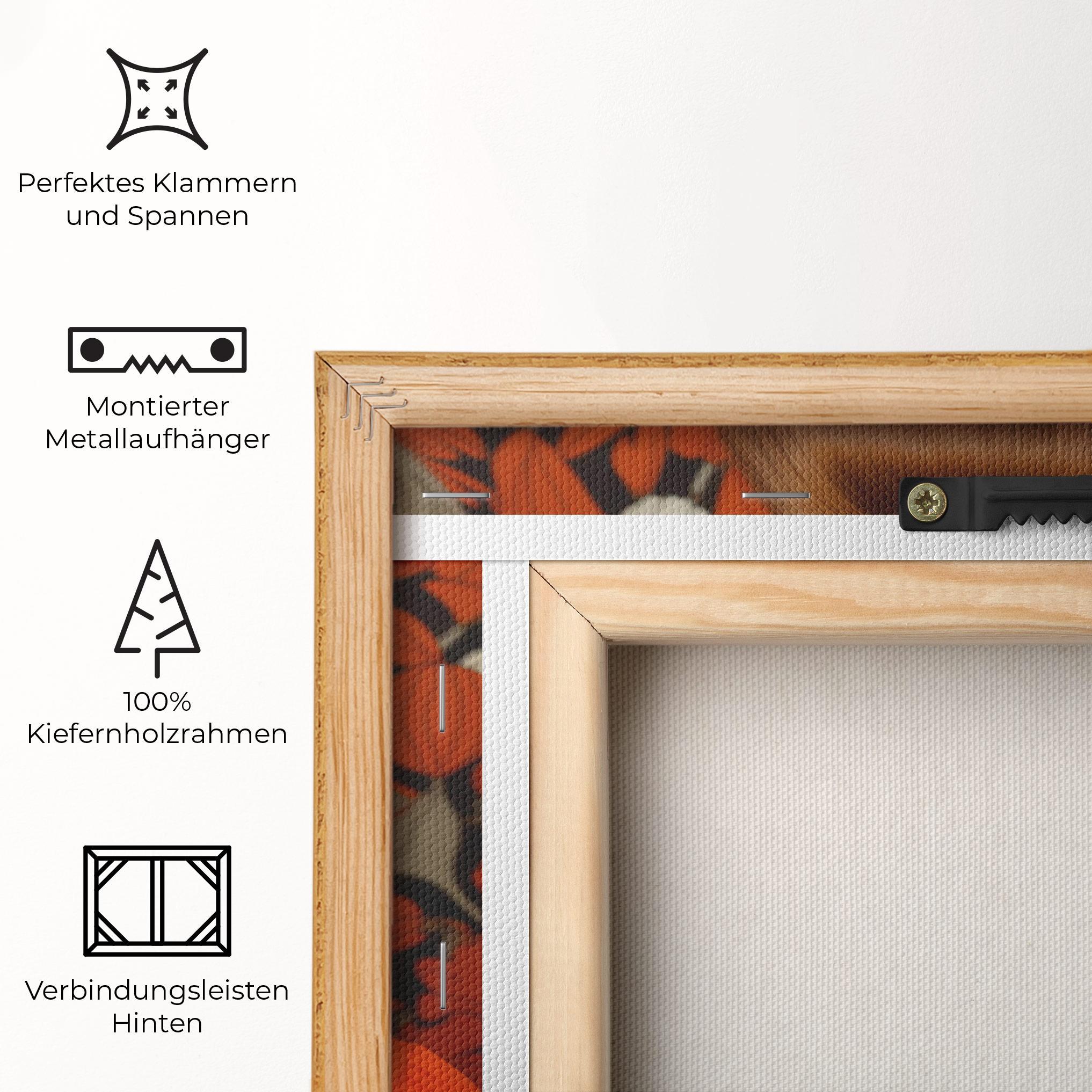 Leinwandbild Orange Blouse Woman mockup 5