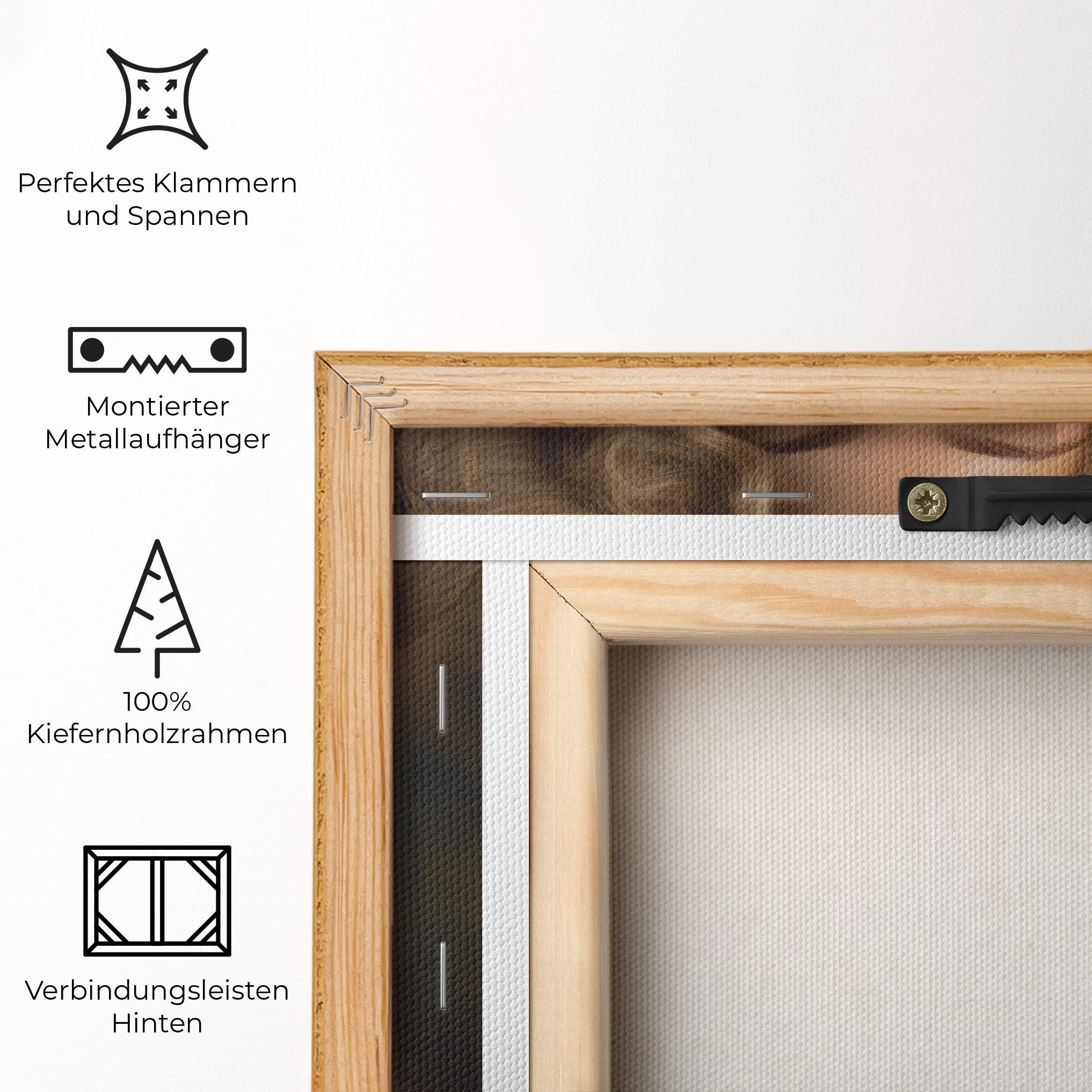 Leinwandbild Pretty Vintage Blonde mockup 5