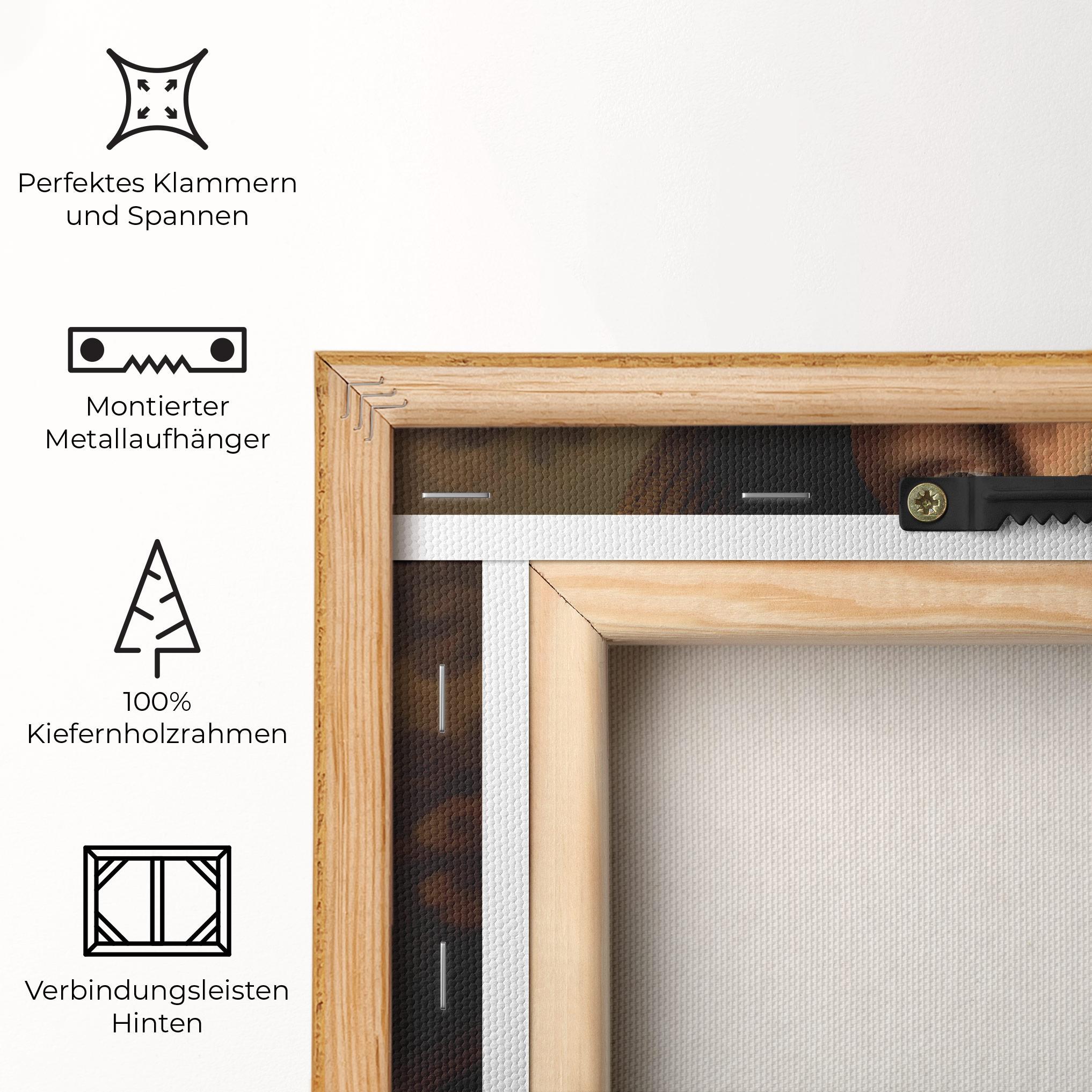 Leinwandbild Vintage Blue Dress mockup 5