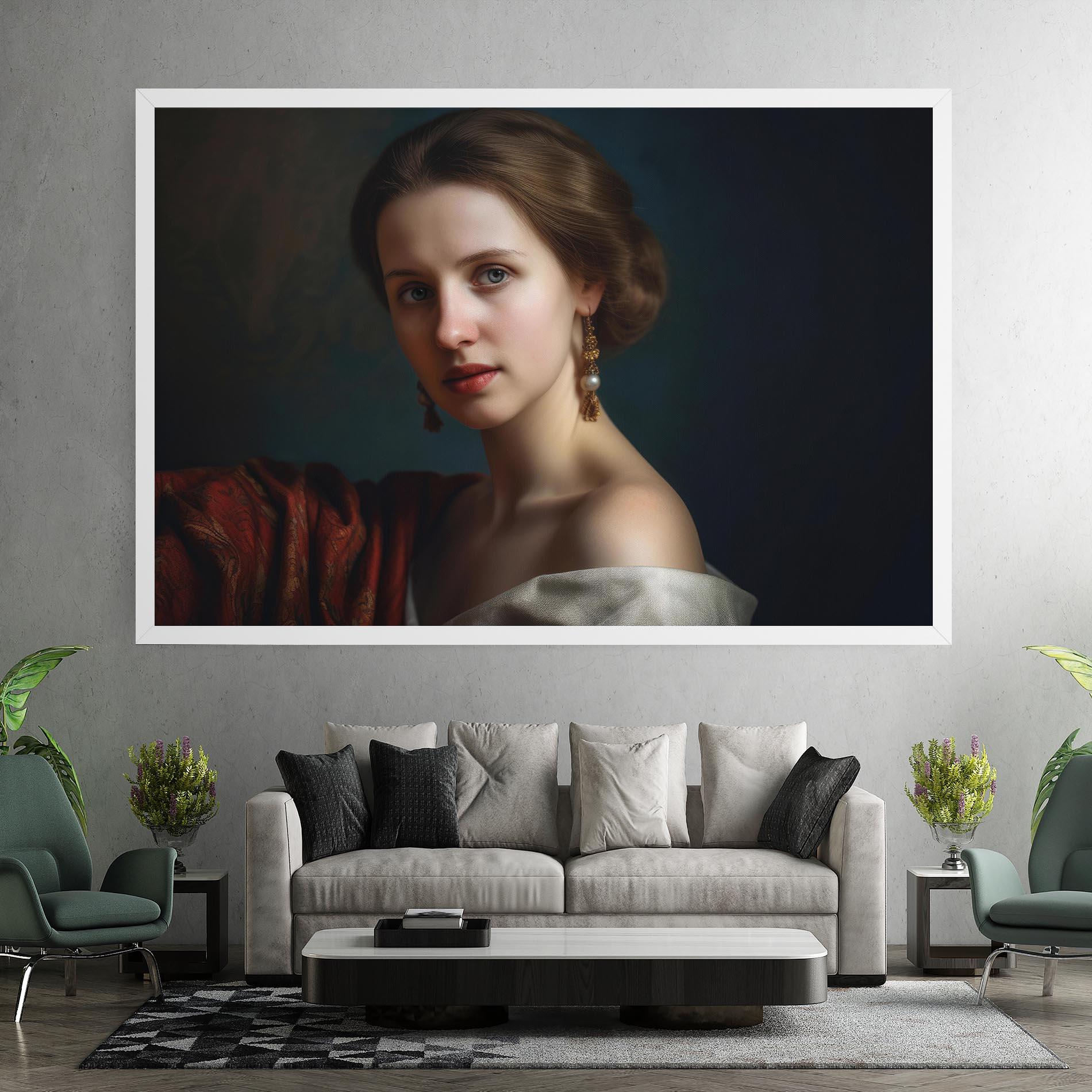 Leinwandbild Classical Painting mockup 7