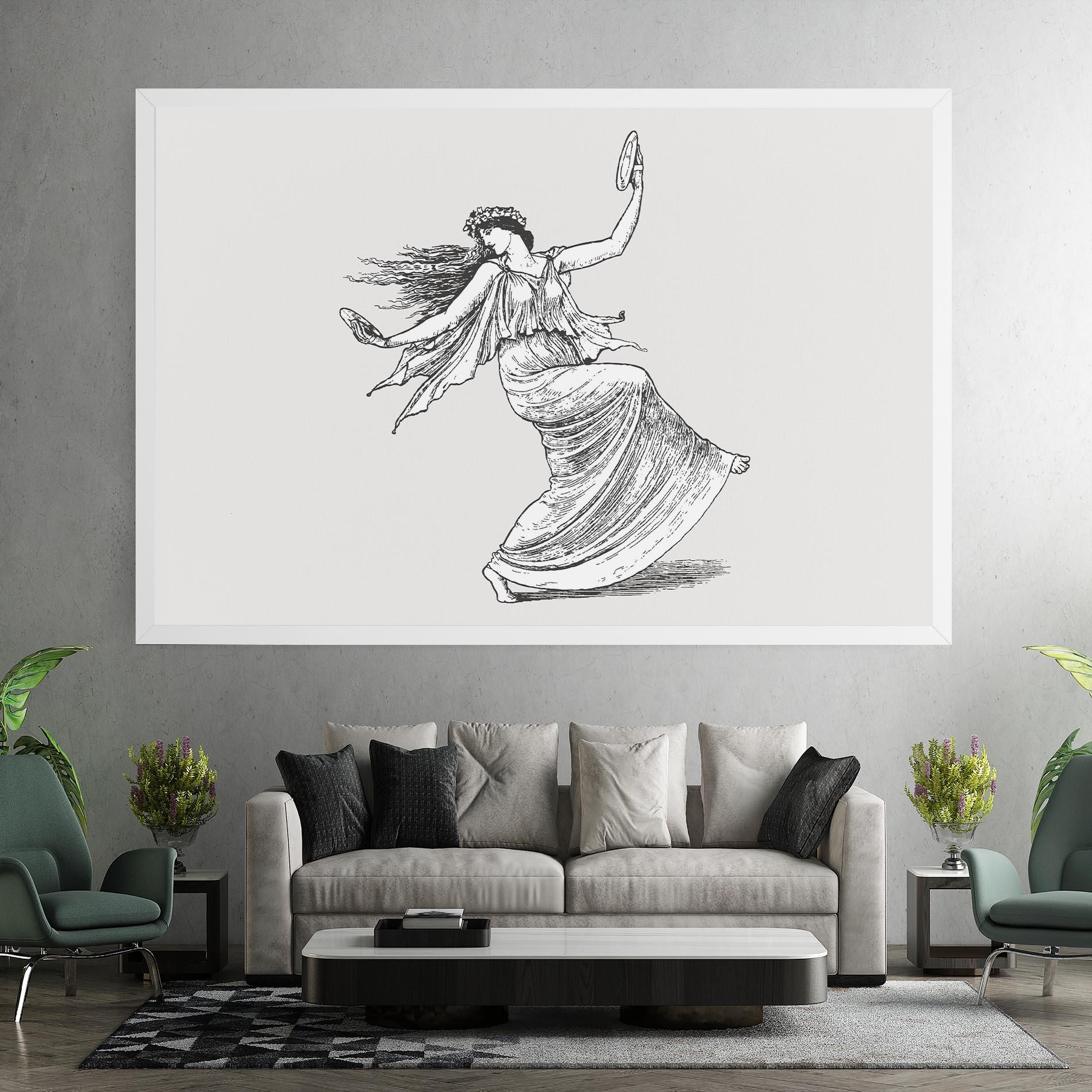 Leinwandbild Vintage Dance mockup 7