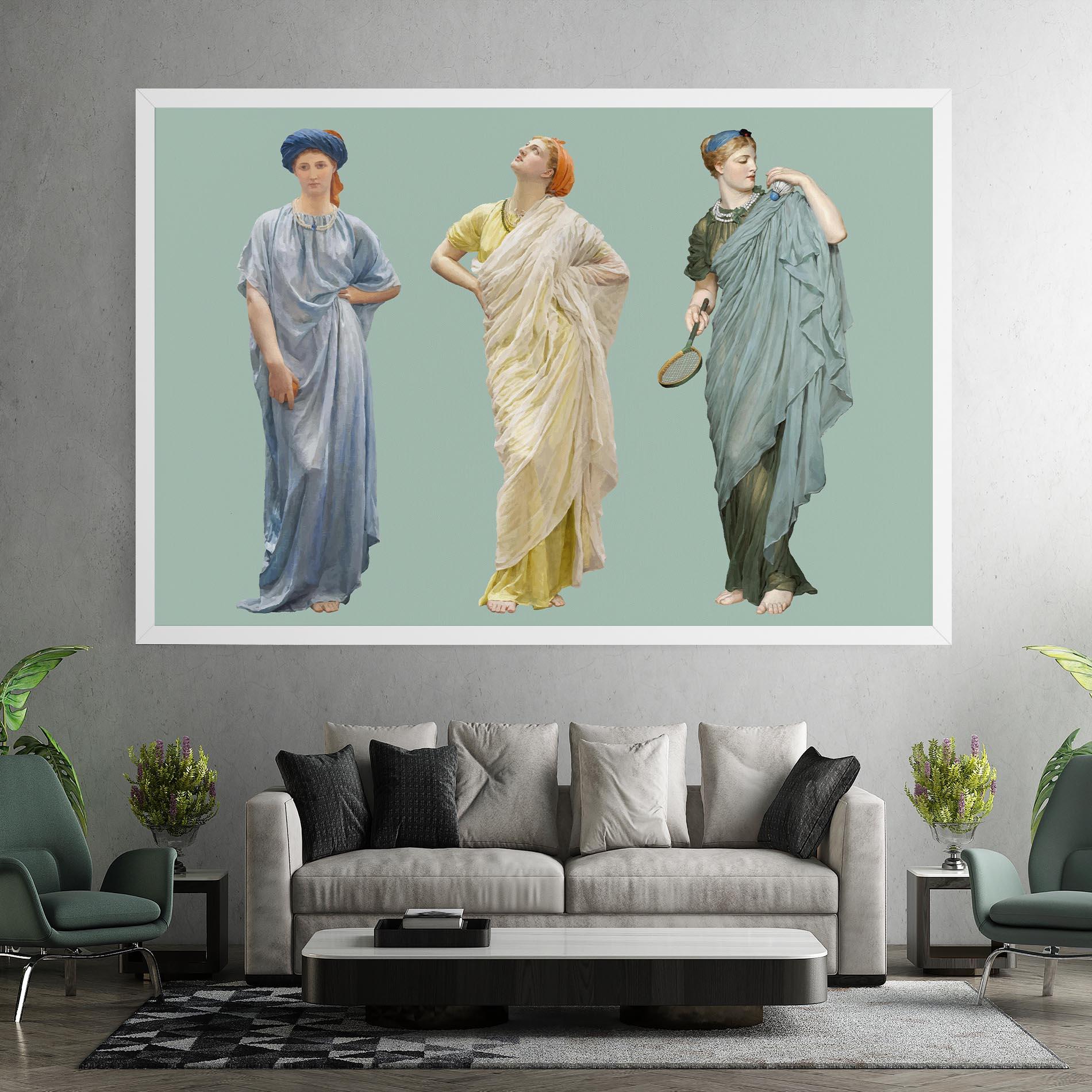 Leinwandbild Vintage Looking Up mockup 7