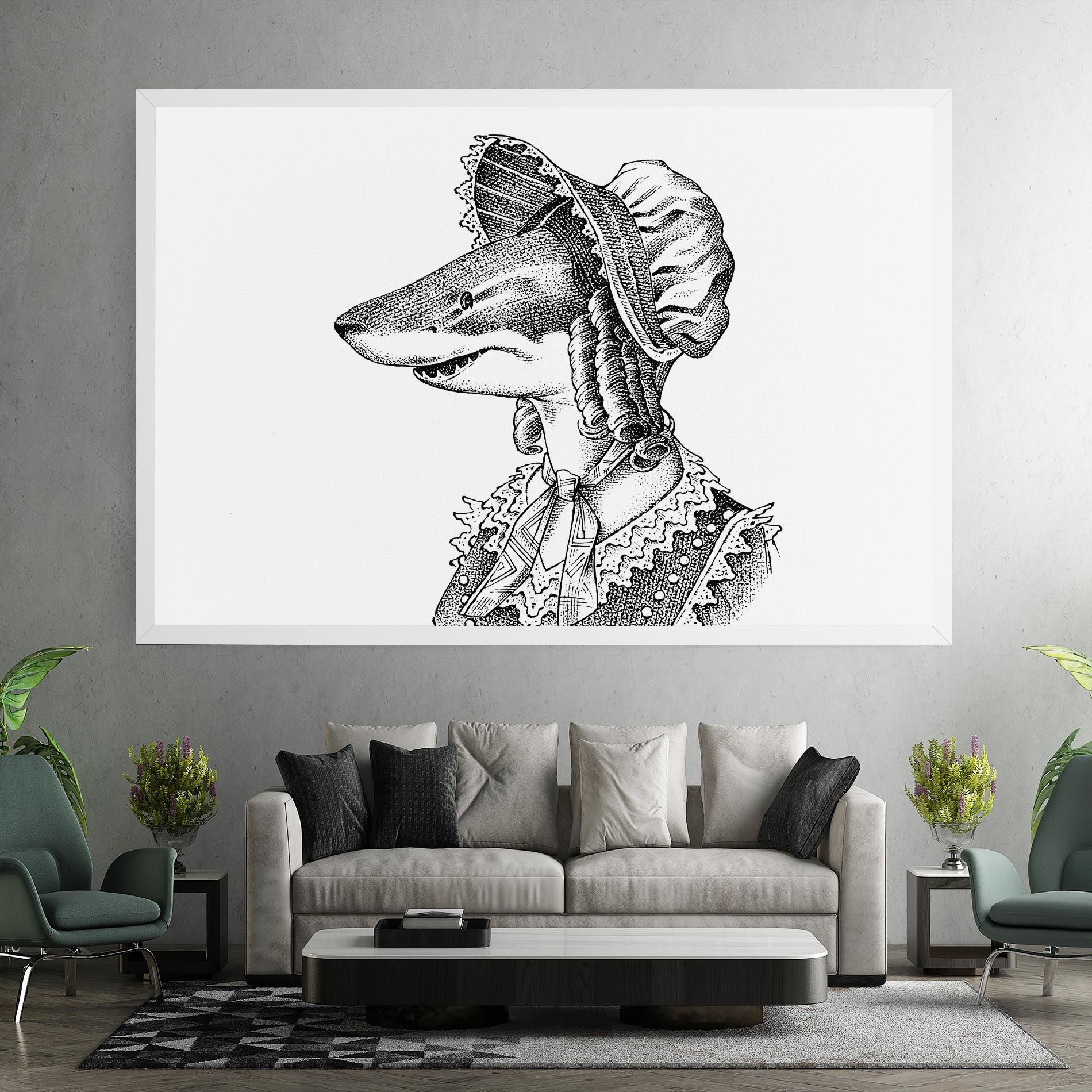 Vintage Shark mockup 7