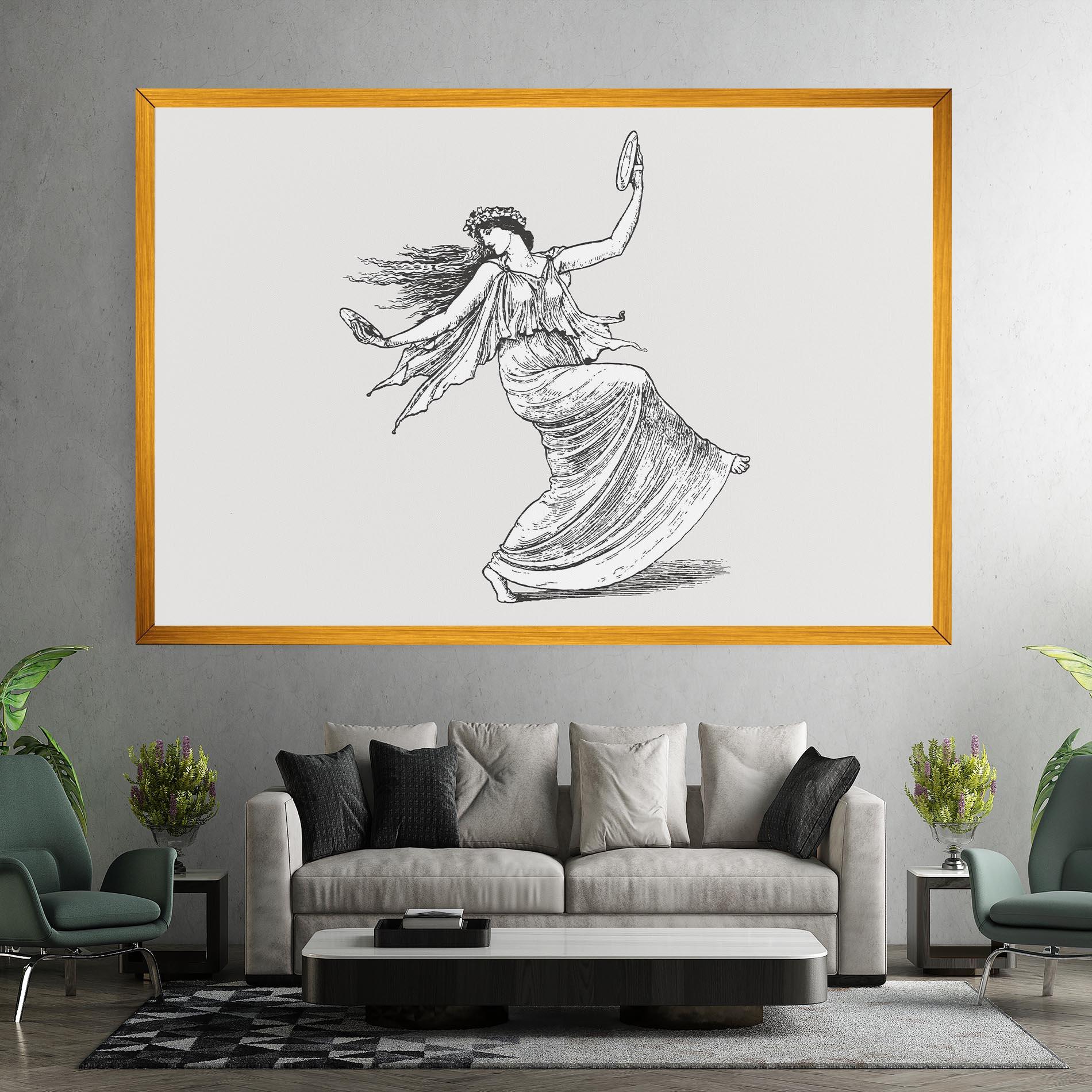 Leinwandbild Vintage Dance mockup 7