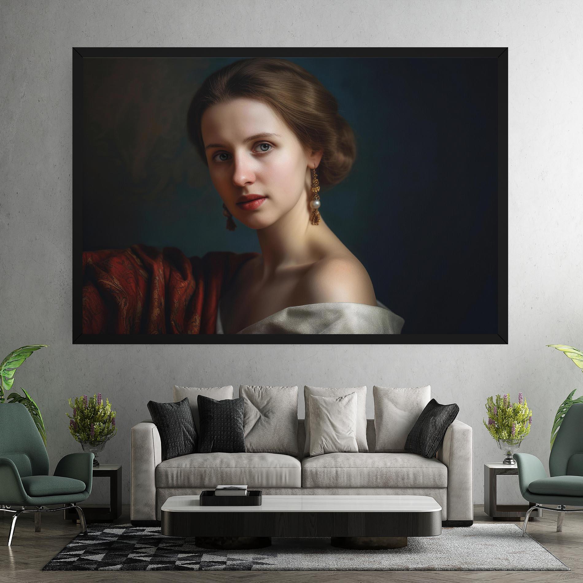 Leinwandbild Classical Painting mockup 7
